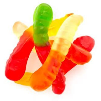 Yupik Mini Gummy Worms, 2.2 Lb, Gluten-Free, Dual-Colored, Fruity Flavors, Soft & Chewy, 2"" Gummies, Fun Treat, Sweet Candy, Delicious Snack, Ideal For Gifting, Holidays & Baking