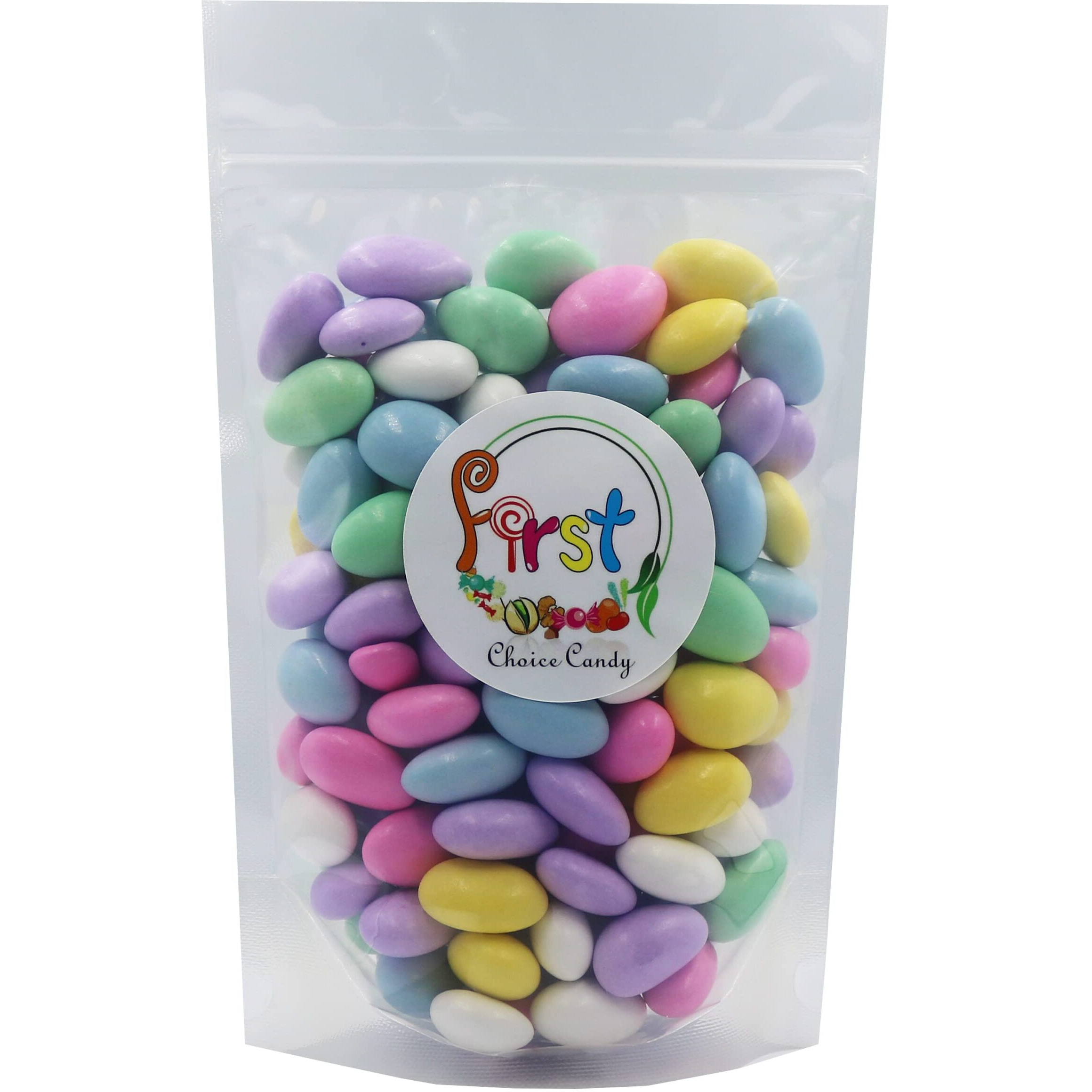 Firstchoicecandy Jordan Almonds (5 Pound, Assorted Pastel Colors)