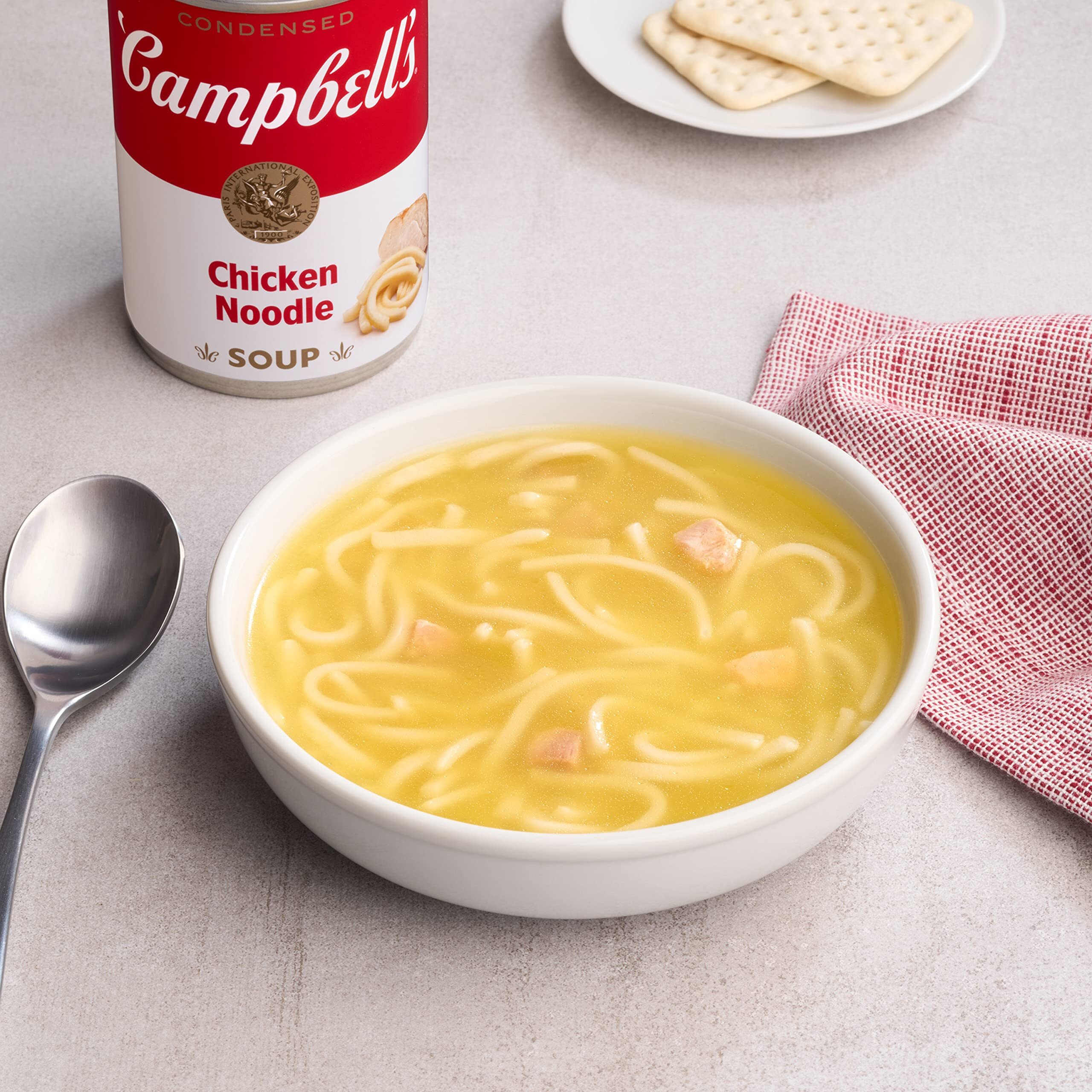 Campbell's Condensed Chicken Noodle Soup, 10.75 Ounce Can (Pack Of 48)