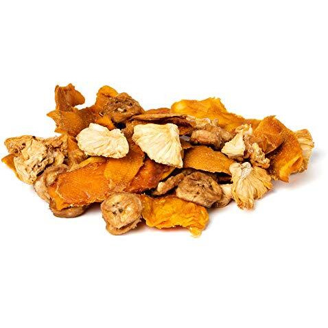 Mavuno Harvest Tropical Mix Dried Fruit Snack | Unsweetened Organic Mixed Dried Fruit | Gluten Free Healthy Snacks For Kids And Adults | No Sugar Added, Vegan, Non Gmo | 1 Pound Resealable Bag