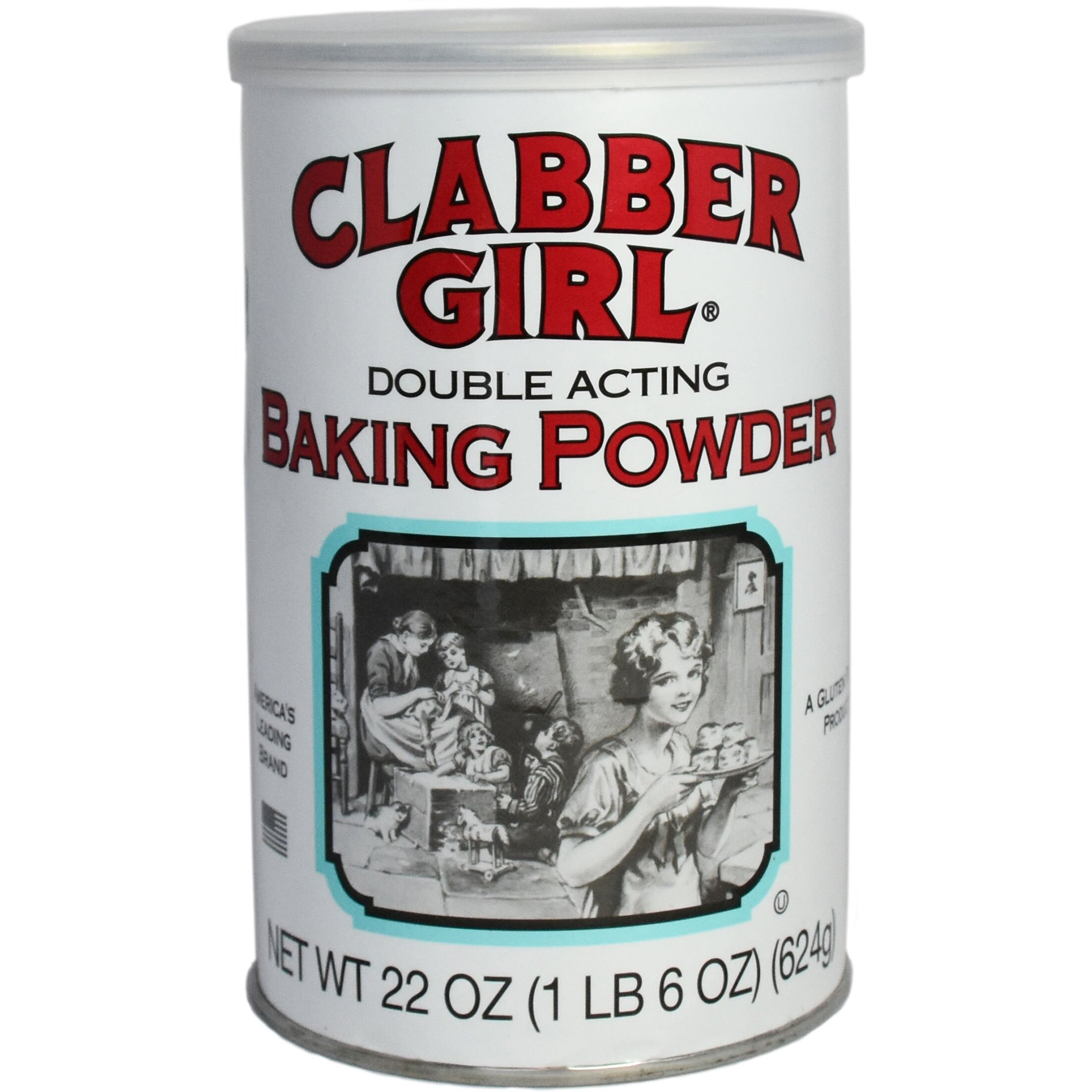 Clabber Girl Double Acting Baking Powder, 22 Ounce (Pack Of 12)