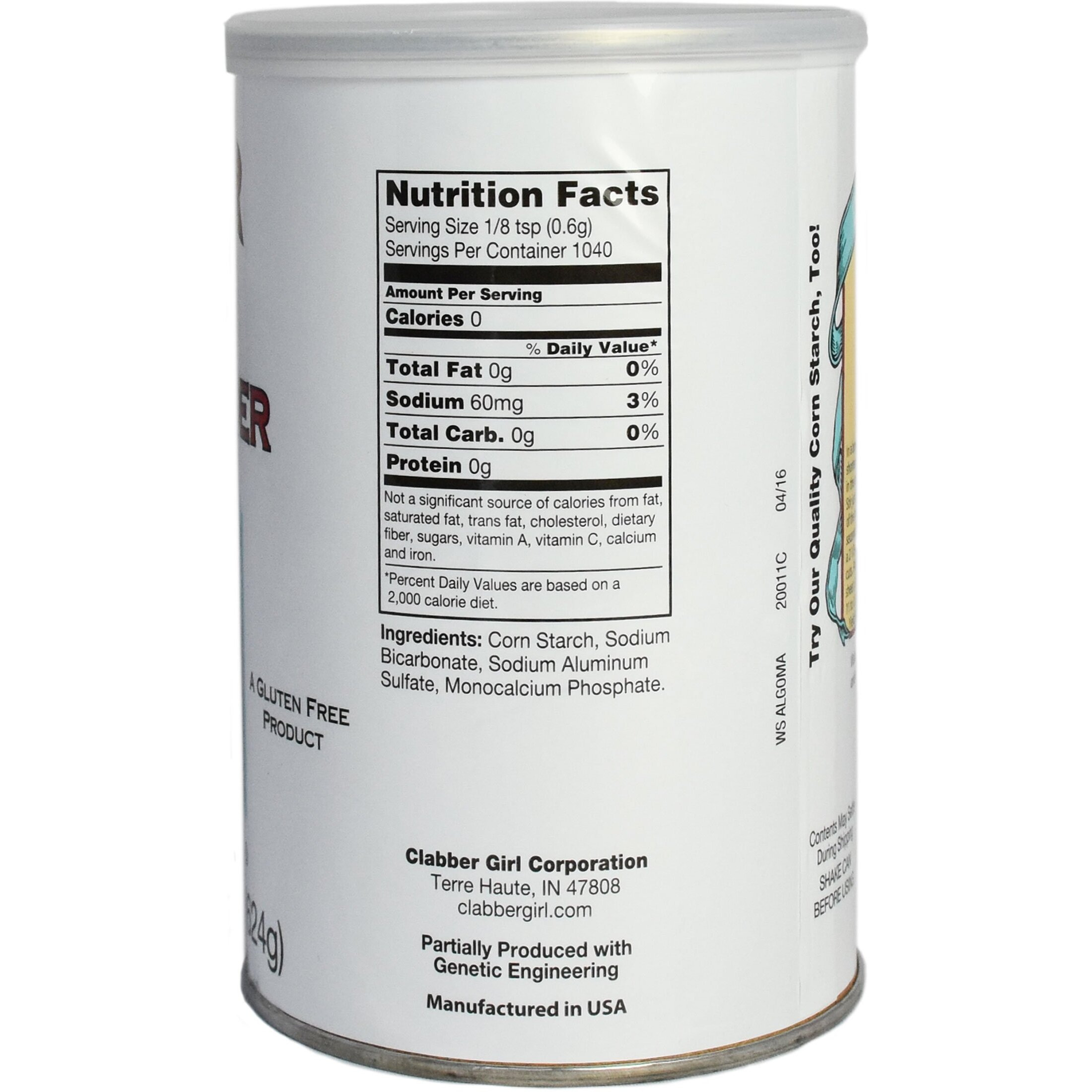 Clabber Girl Double Acting Baking Powder, 22 Ounce (Pack Of 12)