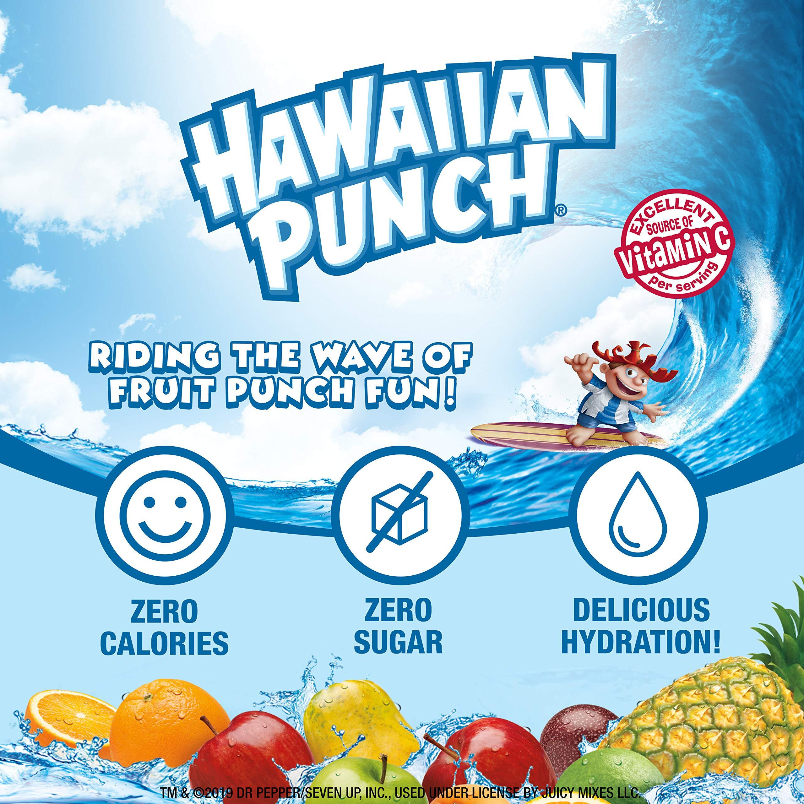 Hawaiian Punch, Fruit Juicy Red, Liquid Water Enhancer - New, Better Taste (4 Bottles, Makes 96 Flavored Water Drinks) - Sugar Free, Zero Calorie