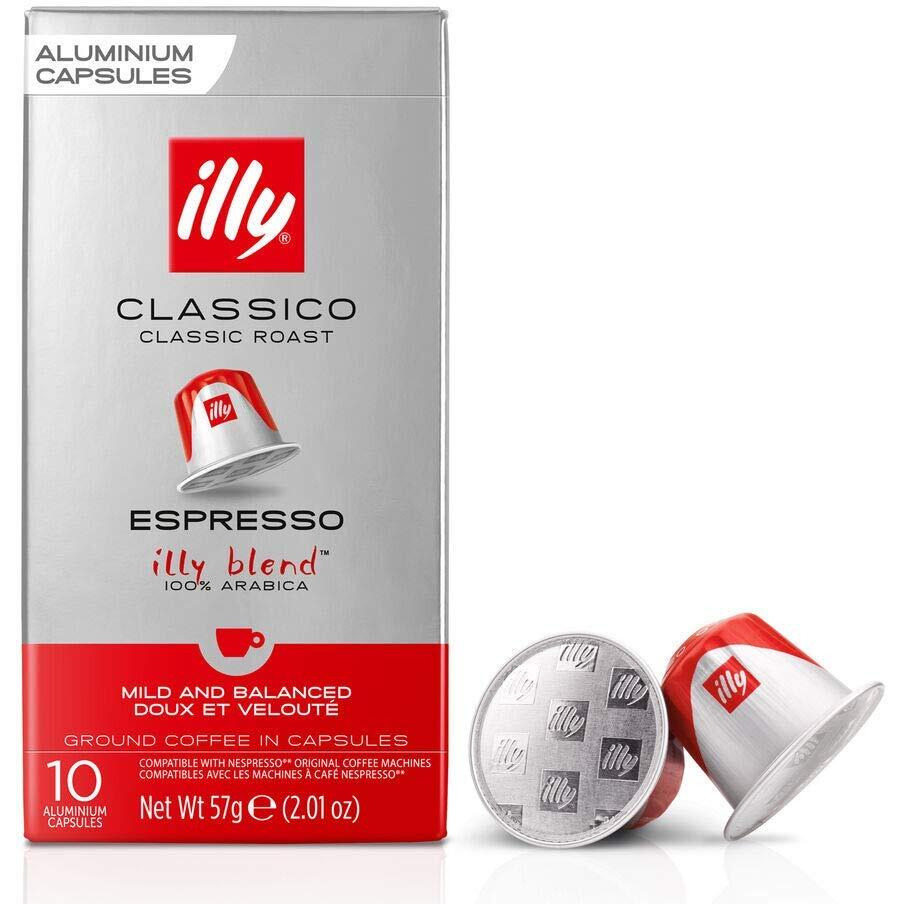Illy Espresso - Nespresso Compatible Coffee Capsules. All 5 Blends Variety Pack Intenso, Classico, Forte, Lungo, Decaf
