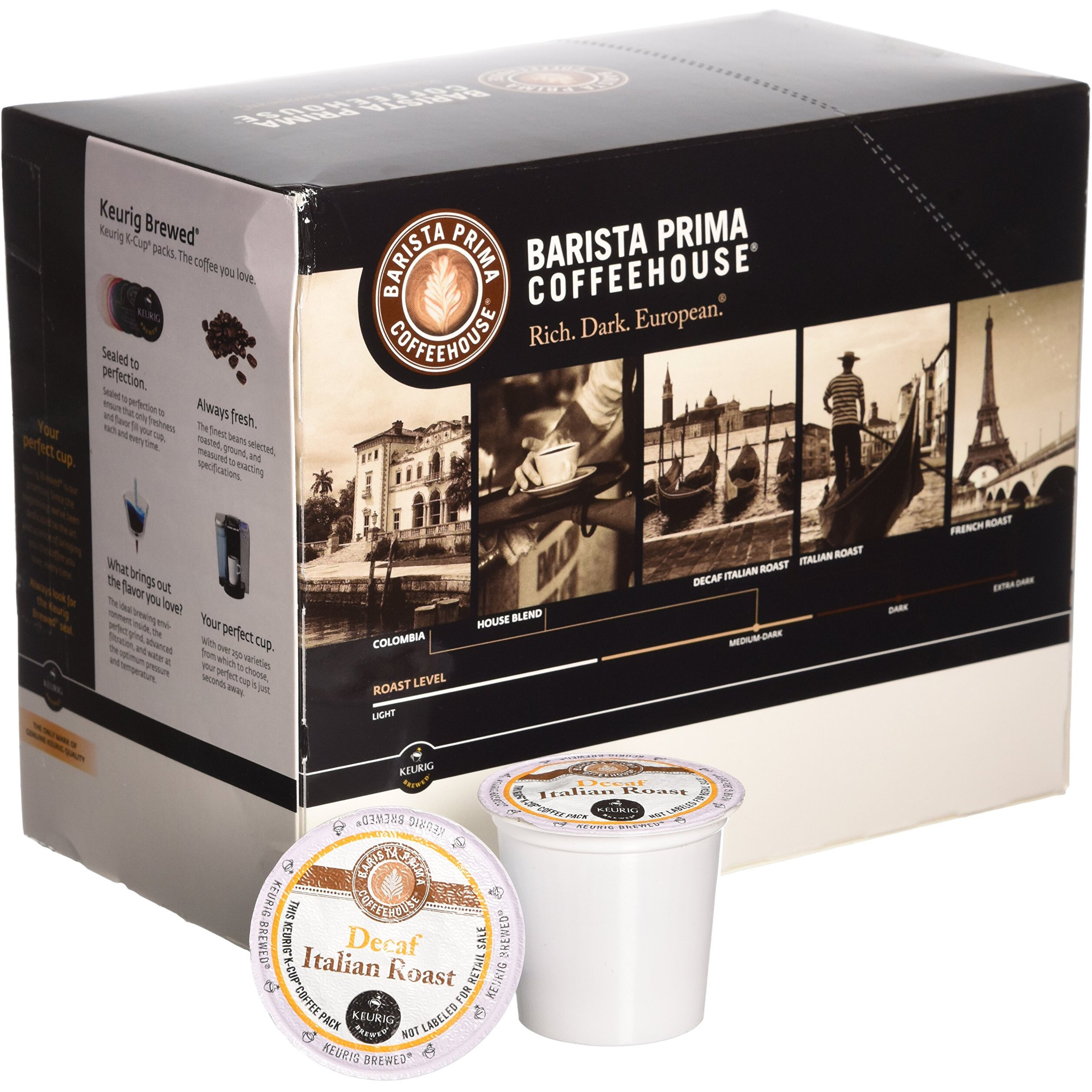 Barista Prima Decaf Italian Roast (2 Boxes Of 24 K-Cups)