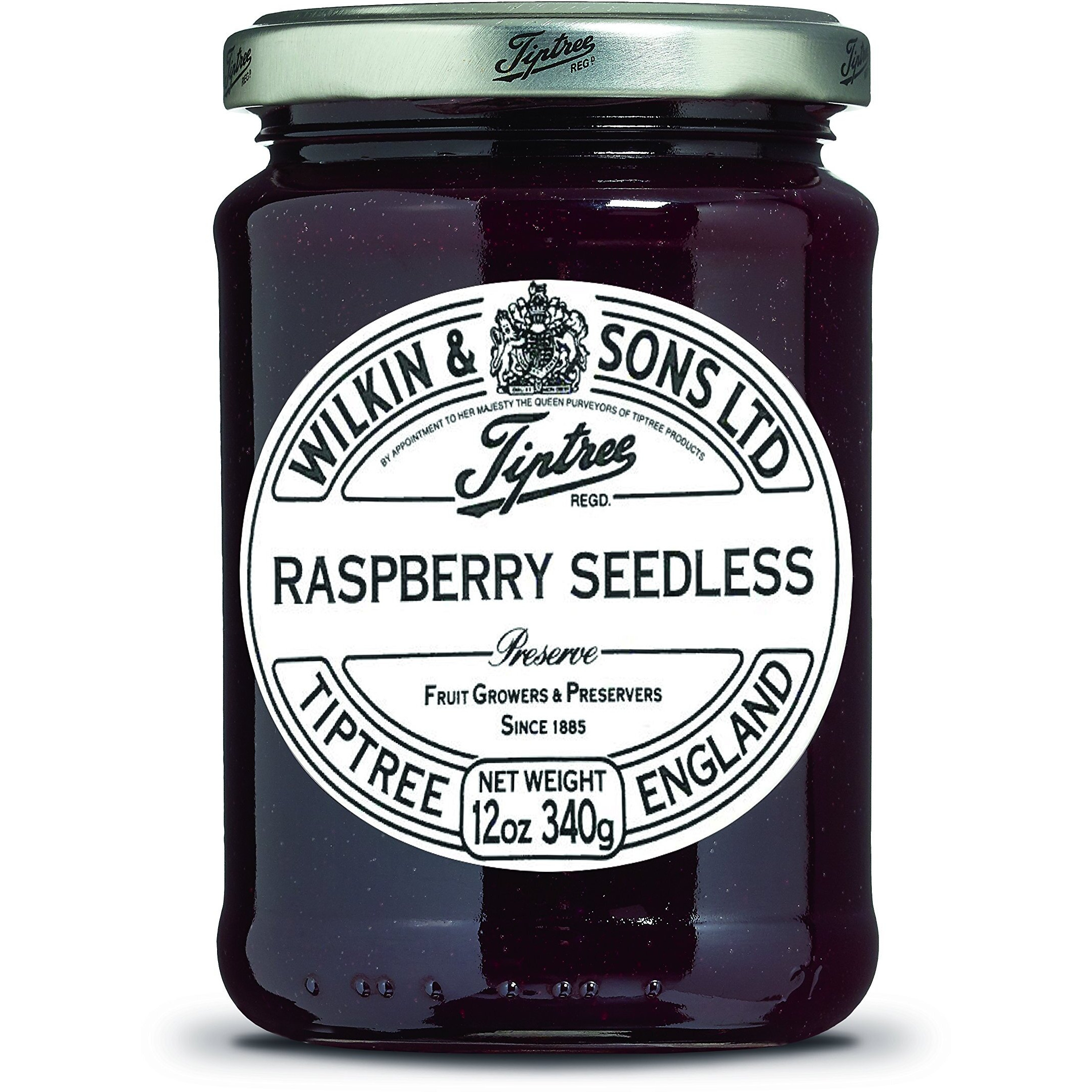 Tiptree Raspberry Seedless Preserve, 12 Ounce Jar