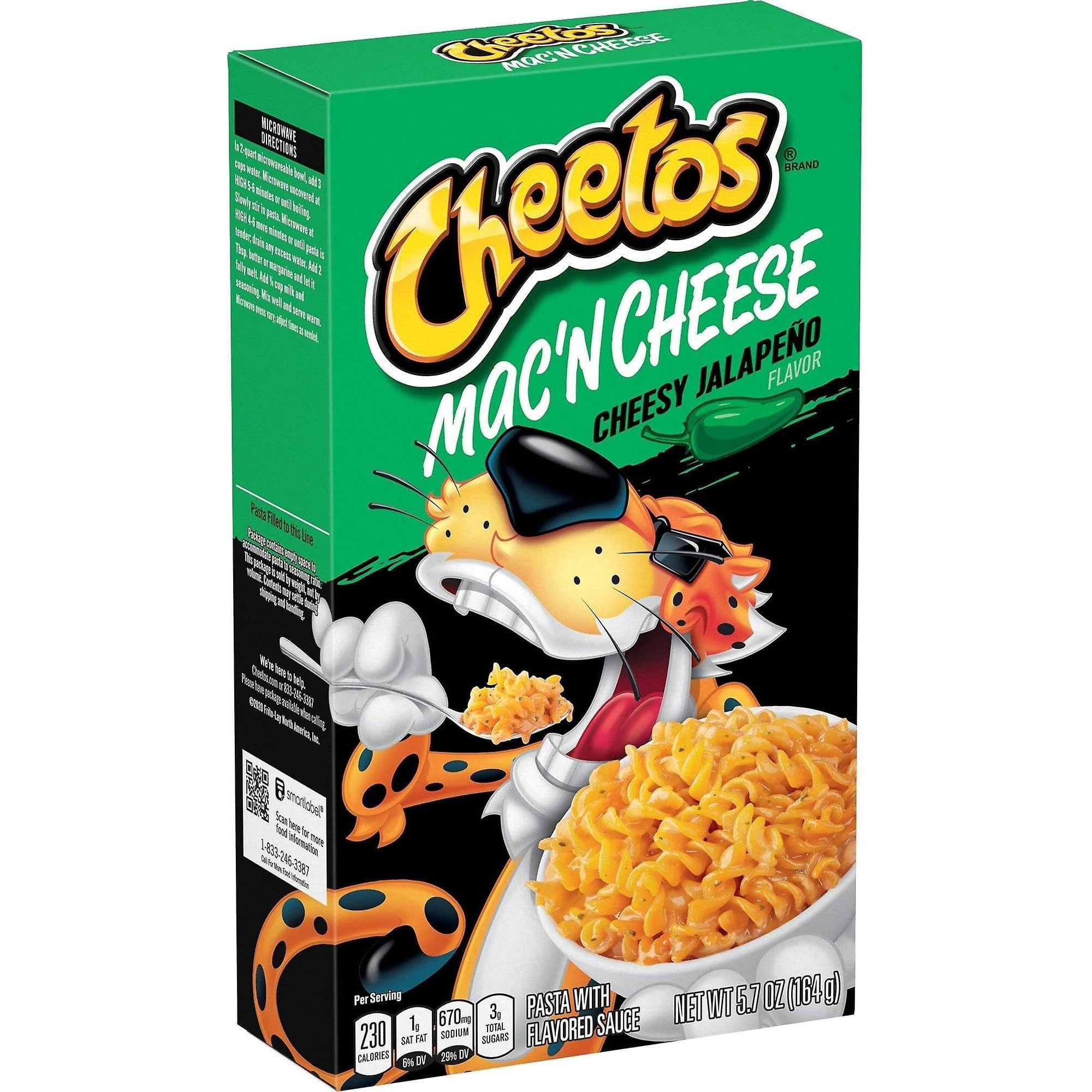 Cheetos Mac & Cheese Cheesy Jalapeno 5.7Oz Boxes (Pack Of 12)