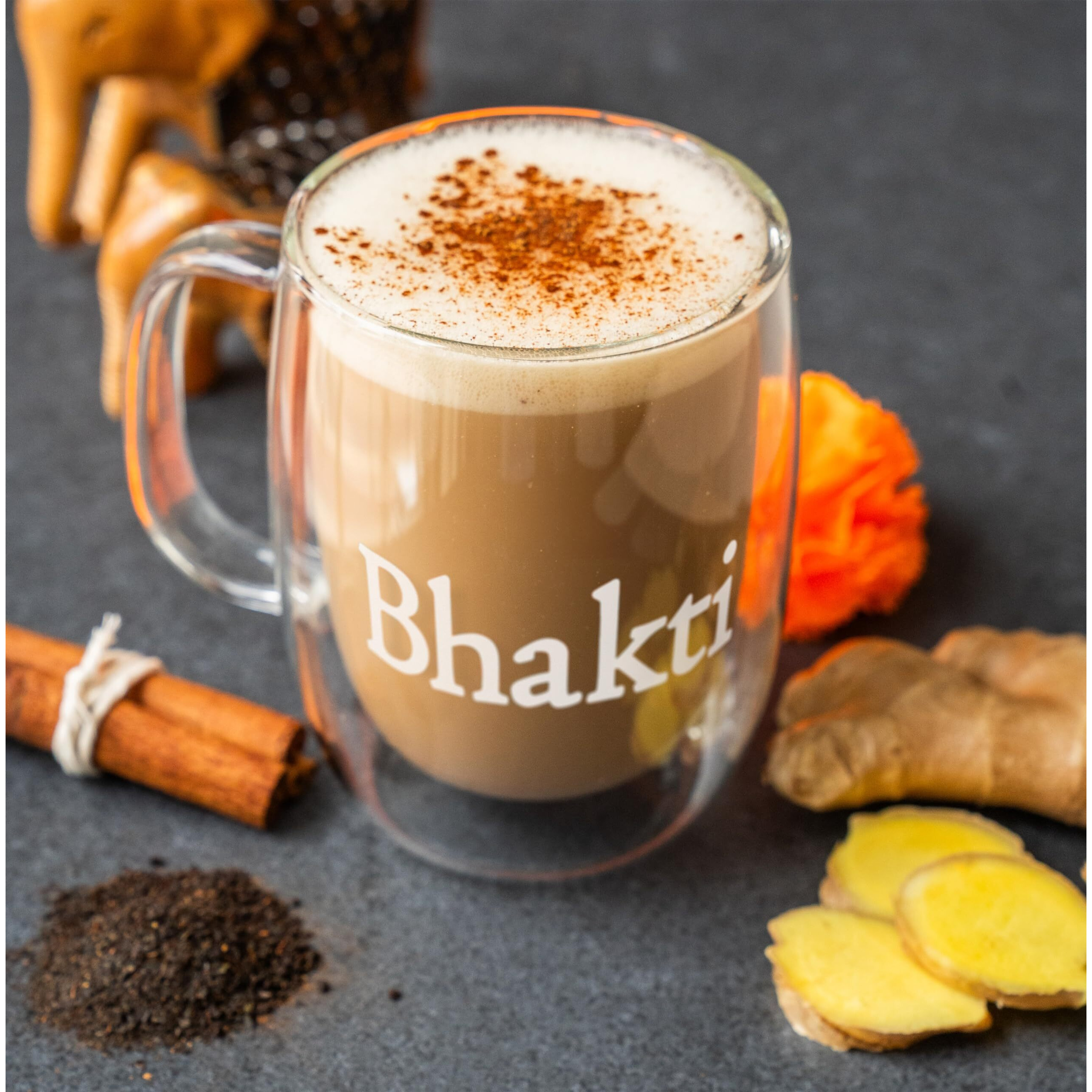Bhakti Chai Ginger & Black Tea Concentrate | Organic, Vegan, Fair Trade, Kosher, Gluten-Free | Original, 32 Oz (Pack Of 3)