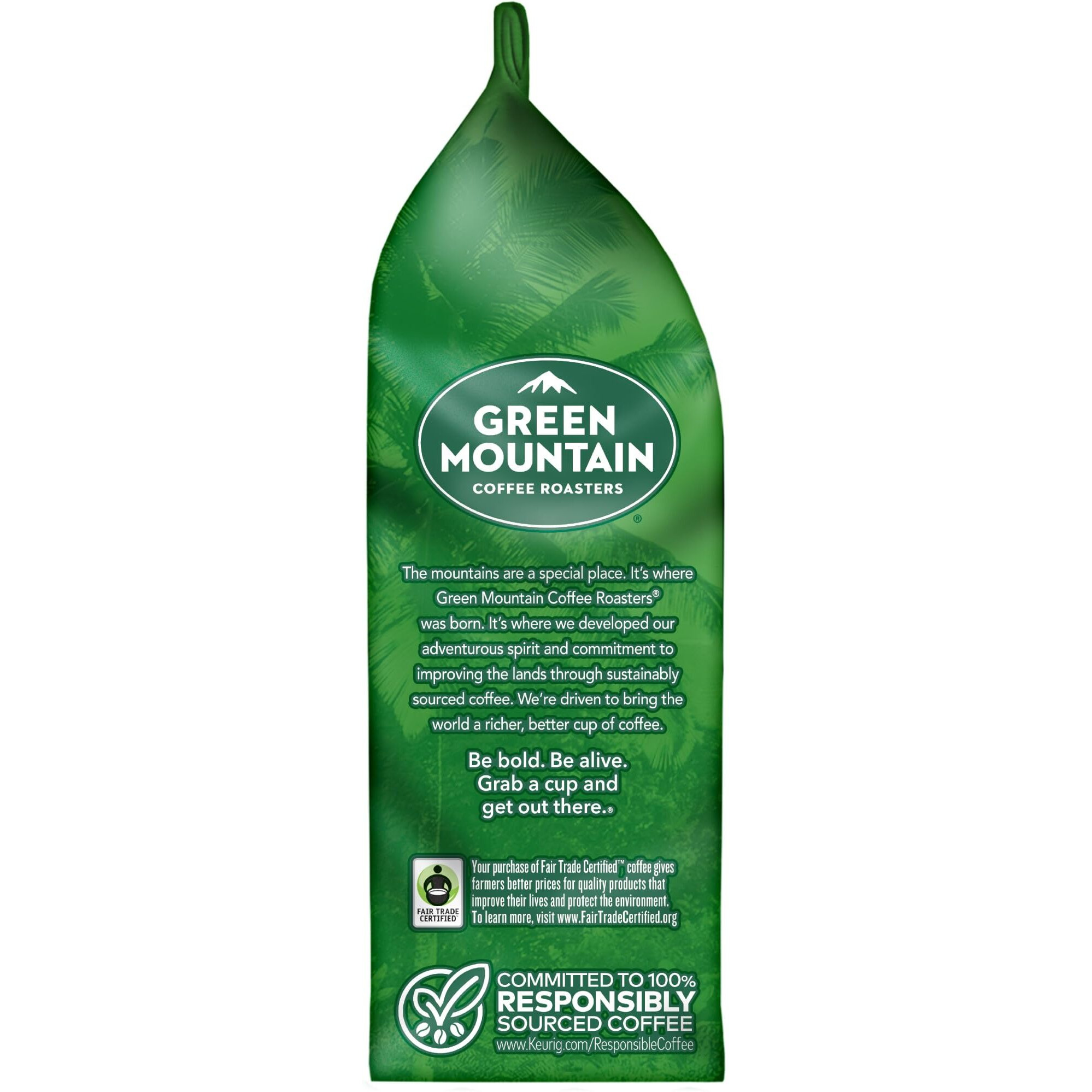 Green Mountain Coffee Roasters, Fair Trade Certified Organic, Sumatra Reserve, Ground Coffee, Dark Roast, Bagged 10Oz.