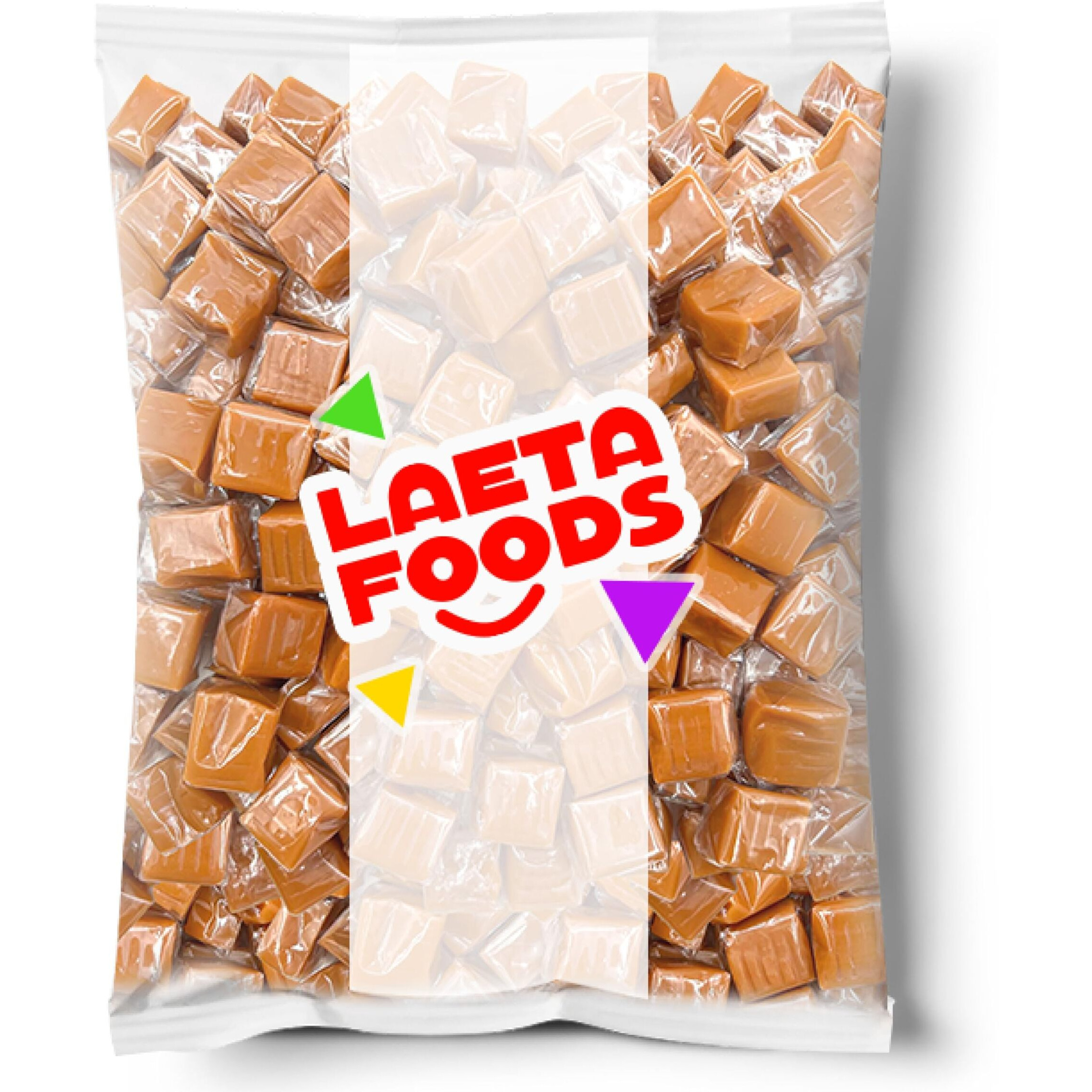 Kraft Caramel Cubes Candy, Individually Wrapped Classic Chews (2 Pound Bag - Approx. 130 Count)