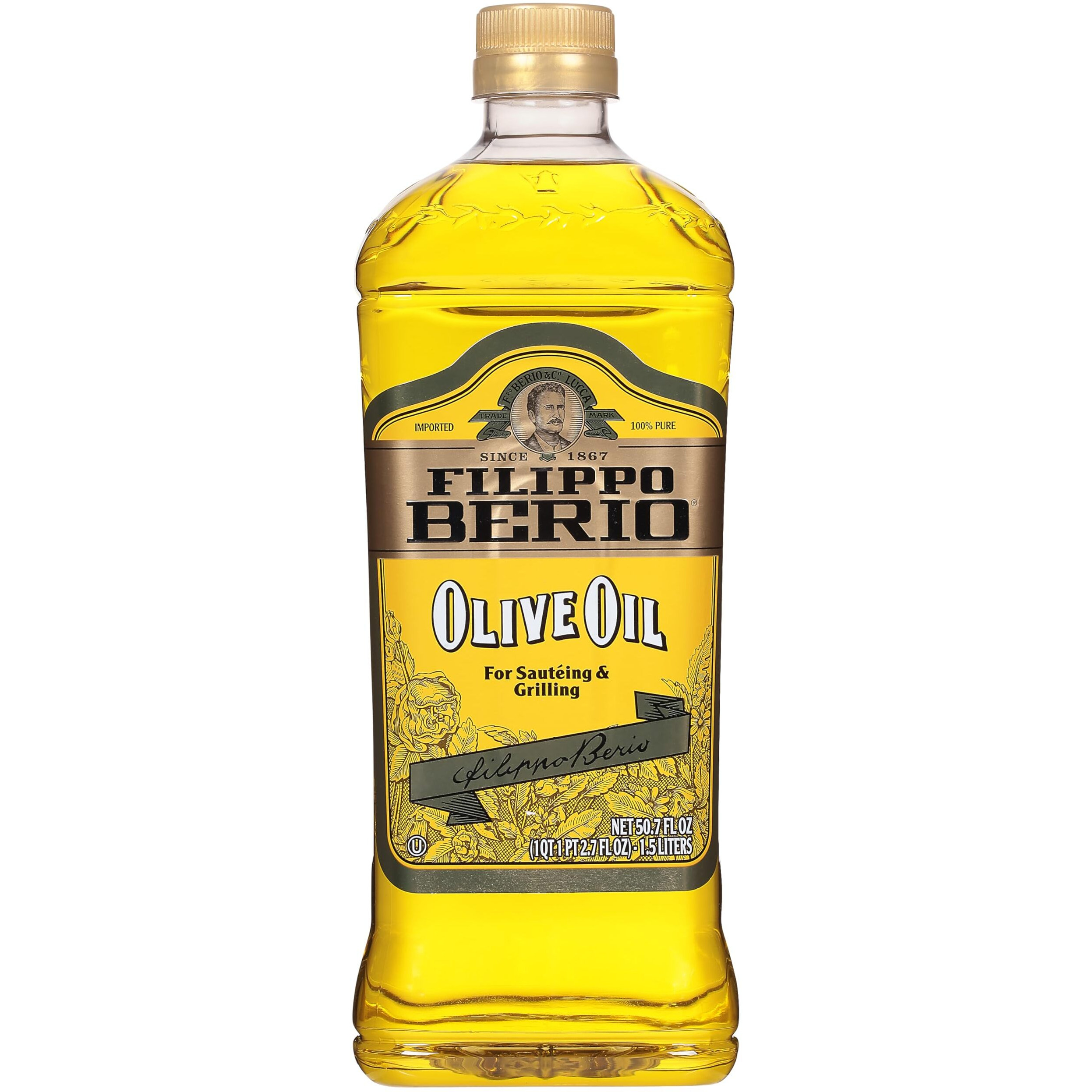 Filippo Berio Pure Olive Oil, 50.7 Ounce Rpet Bottle