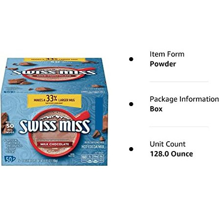 Swiss Miss Hot Cocoa Mix, Regular (Swm47491) (2 Pack 50 Packets/Box)