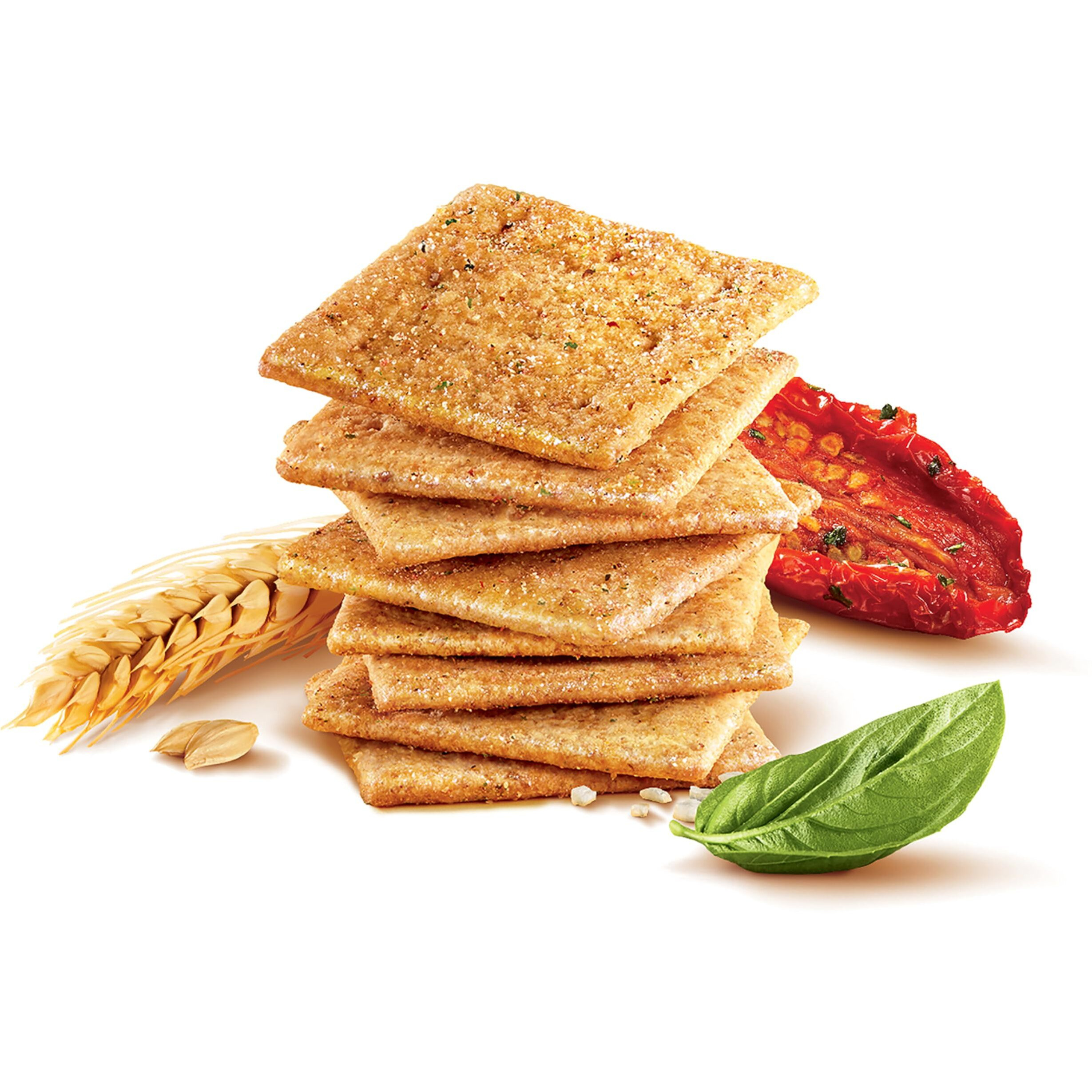 Wheat Thins Sundried Tomato & Basil Whole Grain Wheat Crackers, Family Size, 6 -13 Oz Boxes