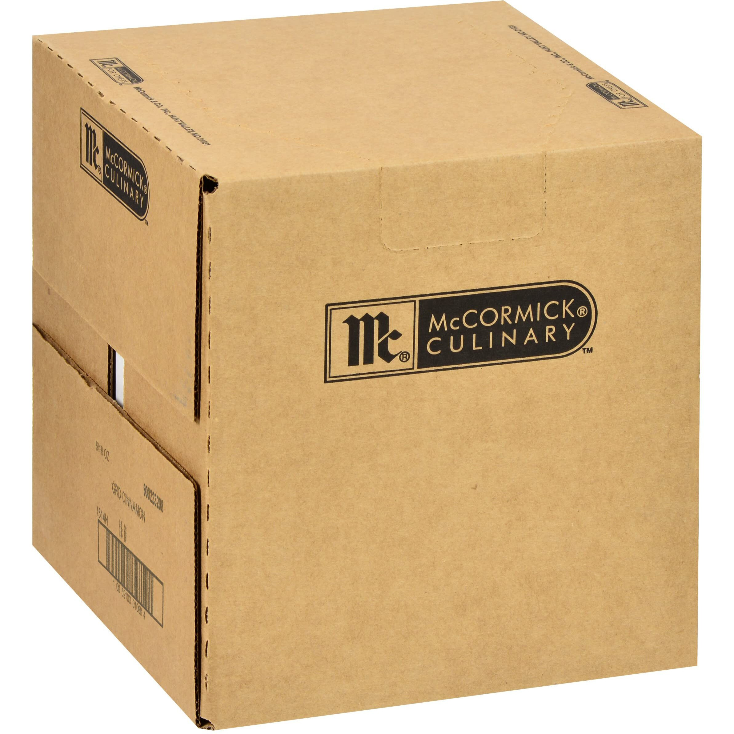 Mccormick Culinary Ground Cinnamon, 18 Oz (Pack Of 6) - Six 18 Ounce Containers Of Pure Ground Cinnamon Powder Perfect For Professional Use And Baking Cakes, Cookies, Pies, Custards, And Puddings
