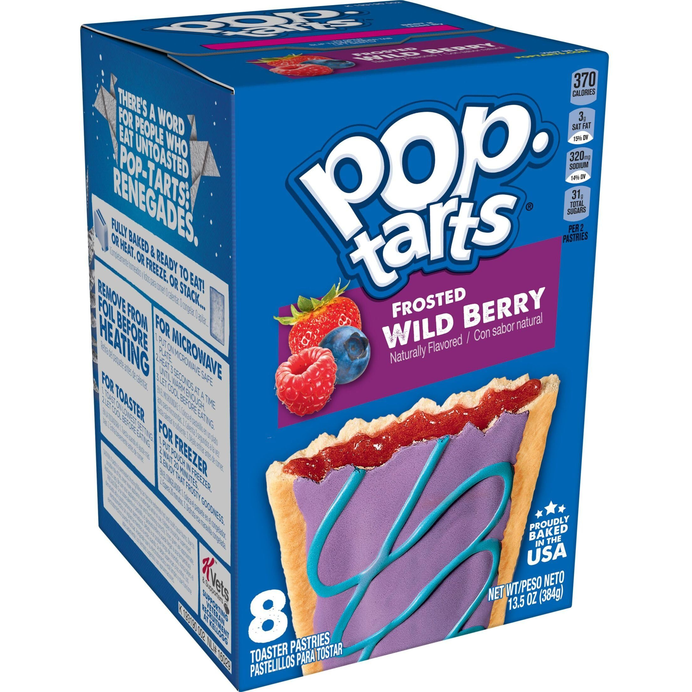 Kellogg's Pop-Tarts Wild Berry 13.5Oz 12Ct