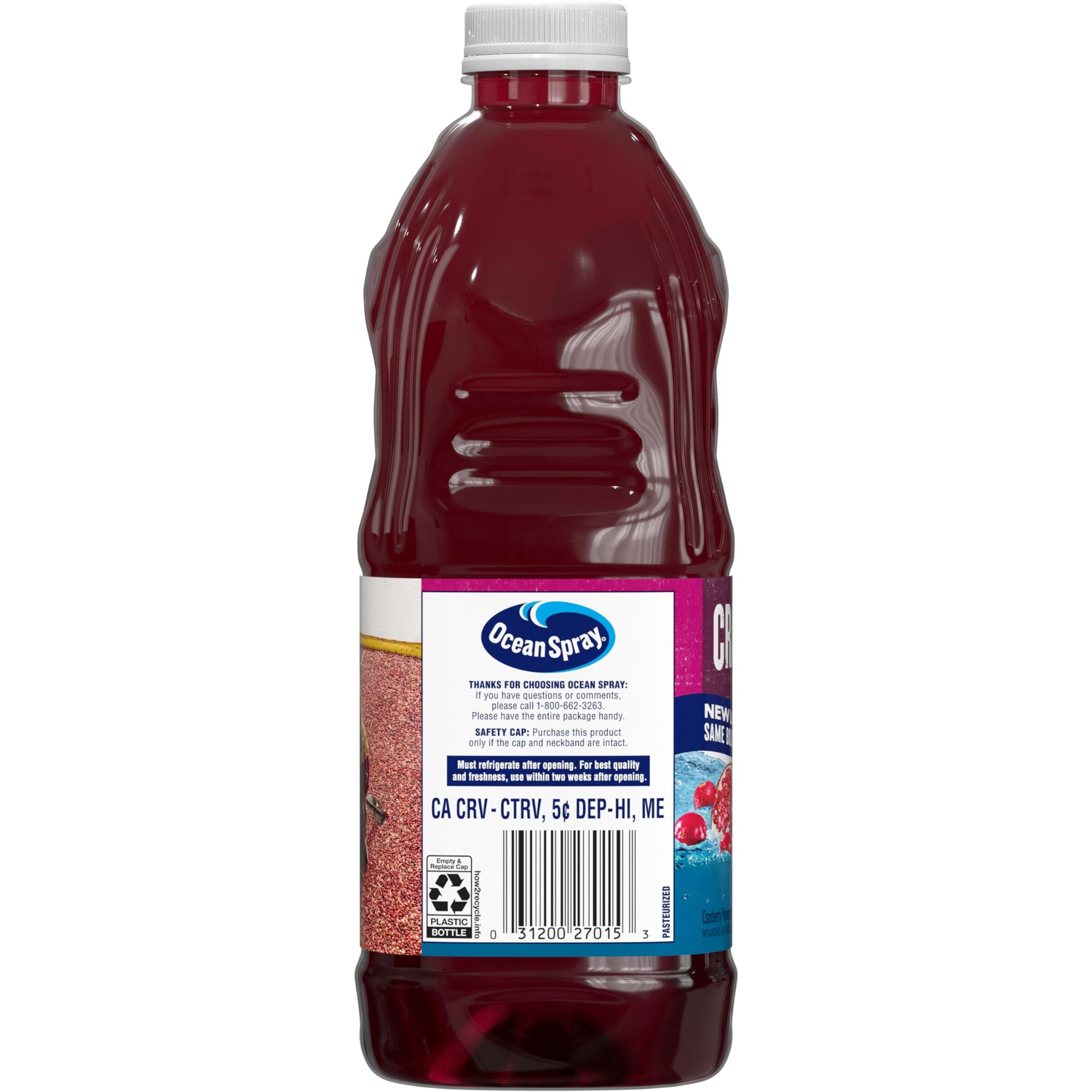 Ocean Spray Cran-Pomegranate Cranberry Pomegranate Juice Drink, 64 Fl Oz Bottle (Pack Of 8)