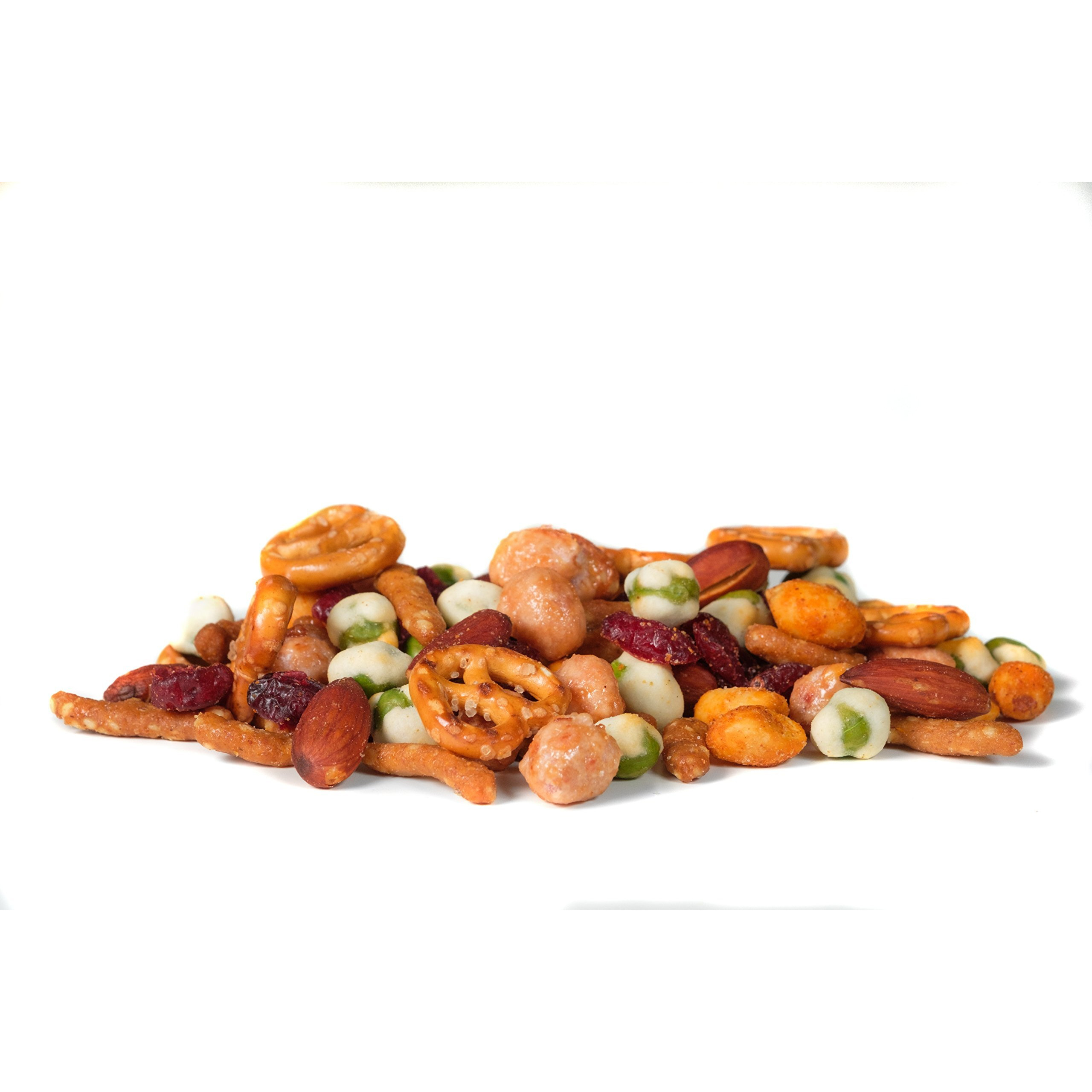 Imperial Mixed Nuts Bar Mix - Tasty Nut Snack For Any Occasion - Wasabi Peas, Almonds, Pretzels, Honey Roasted Sesame Sticks, Dried Cranberries, Spicy & Toffee Peanuts (Wasabi Sweet & Spicy)