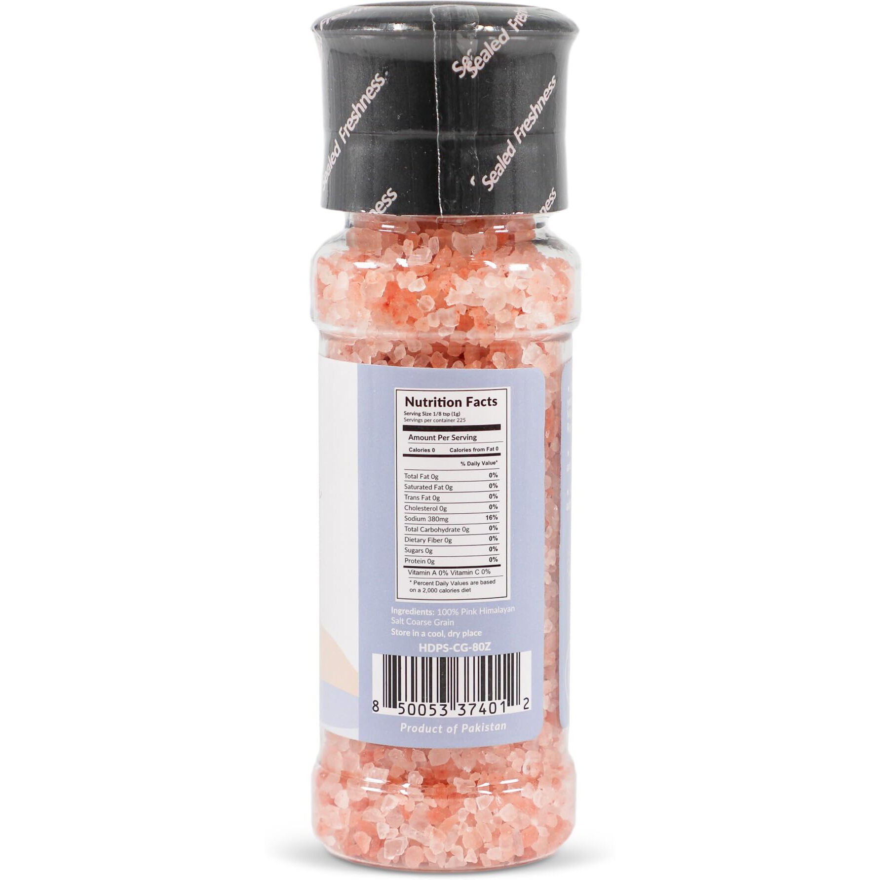 Himalayan Secrets Natural Pink Cooking Salt In Refillable Grinder - 8 Oz Healthy Unrefined Coarse Salt Packed With Minerals - Kosher Certified