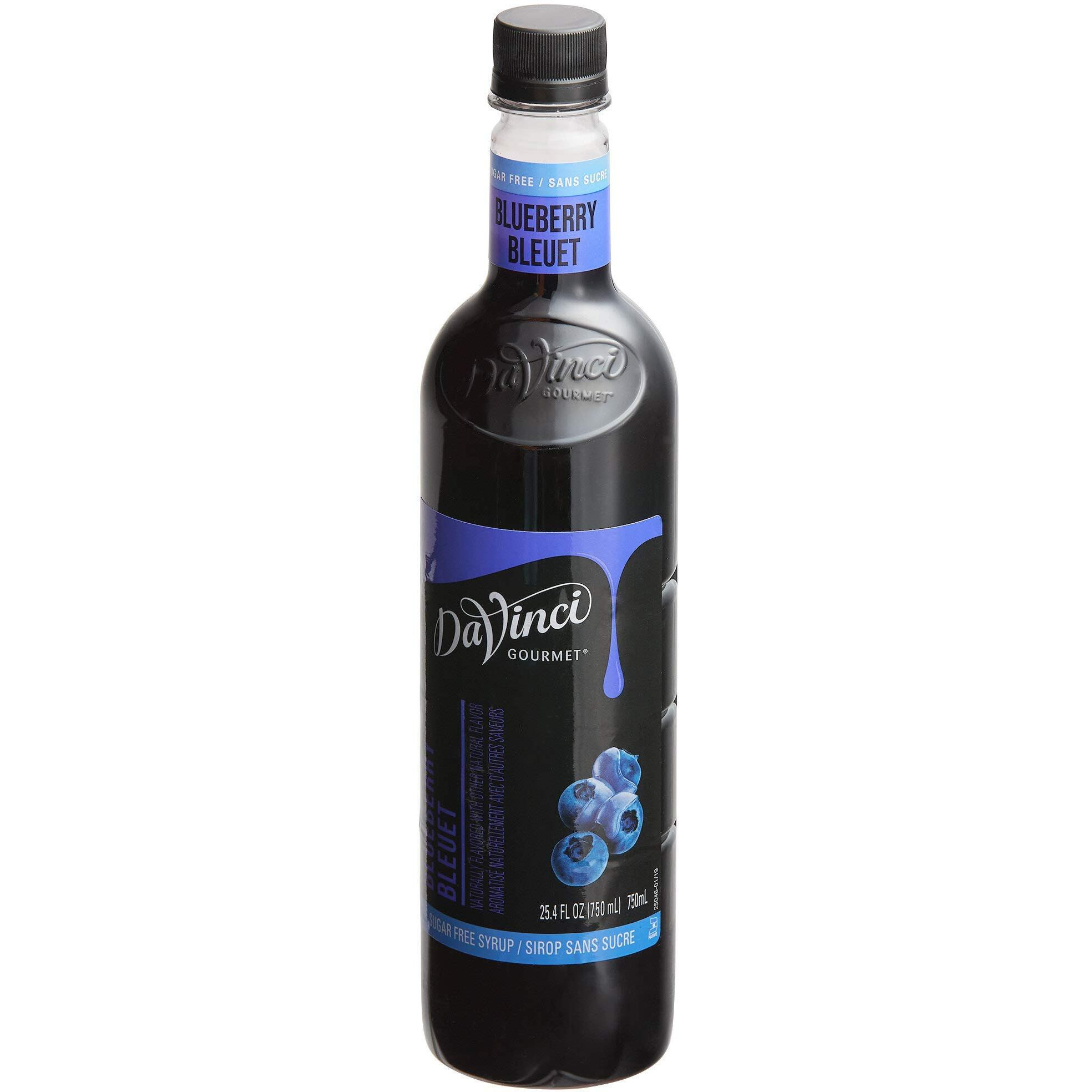 Da Vinci Sugar Free Blueberry Syrup With Splenda, 750 Ml