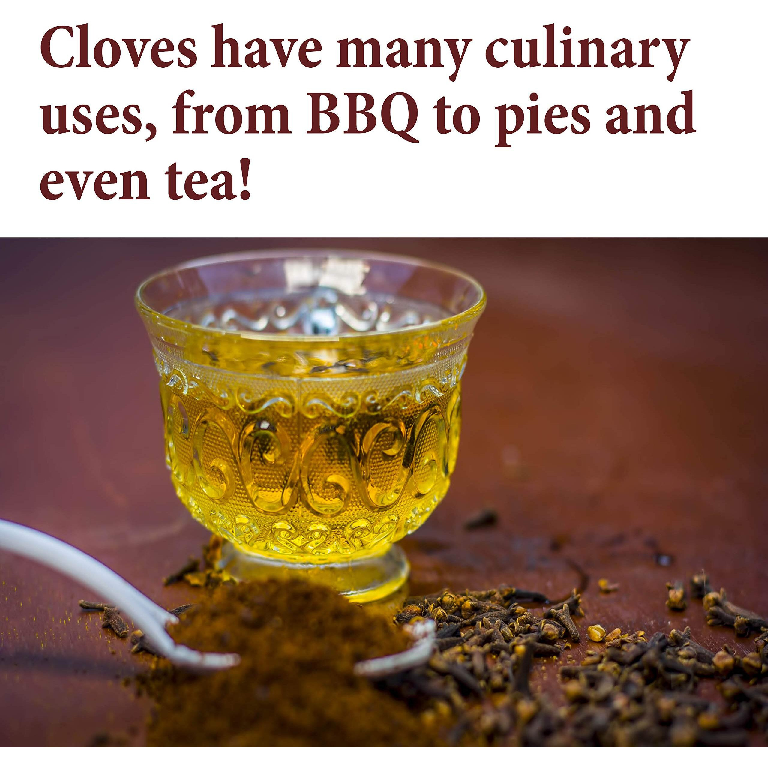 The Spice Way Cloves - Ground (4 Oz) Clove Powder Or Clove Spice, For Many Savory Dishes And Even Ground Cloves Tea