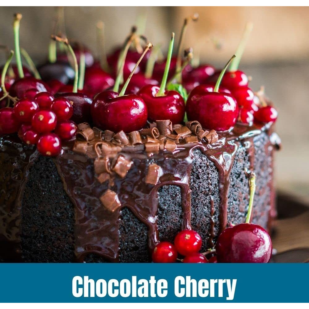 Door County Coffee Chocolate Cherry Flavored Coffee Whole Bean | 10 Oz Bag | Medium Roast | 100% Specialty Arabica Coffee | Flavored Gourmet Coffee | Chocolate Cherry