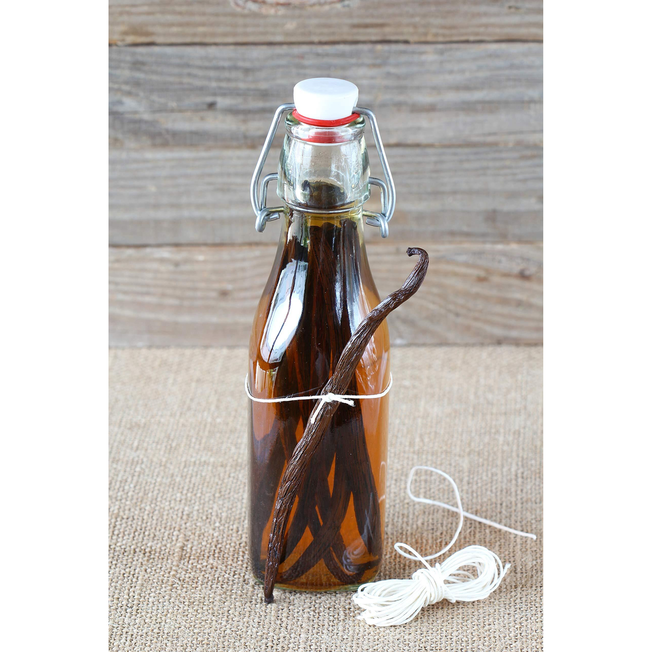 Organic Vanilla Extract - Made With Madagascar Vanilla Beans - 8 Fl Oz - For Baking, Desserts, Home Cooking And Chefs