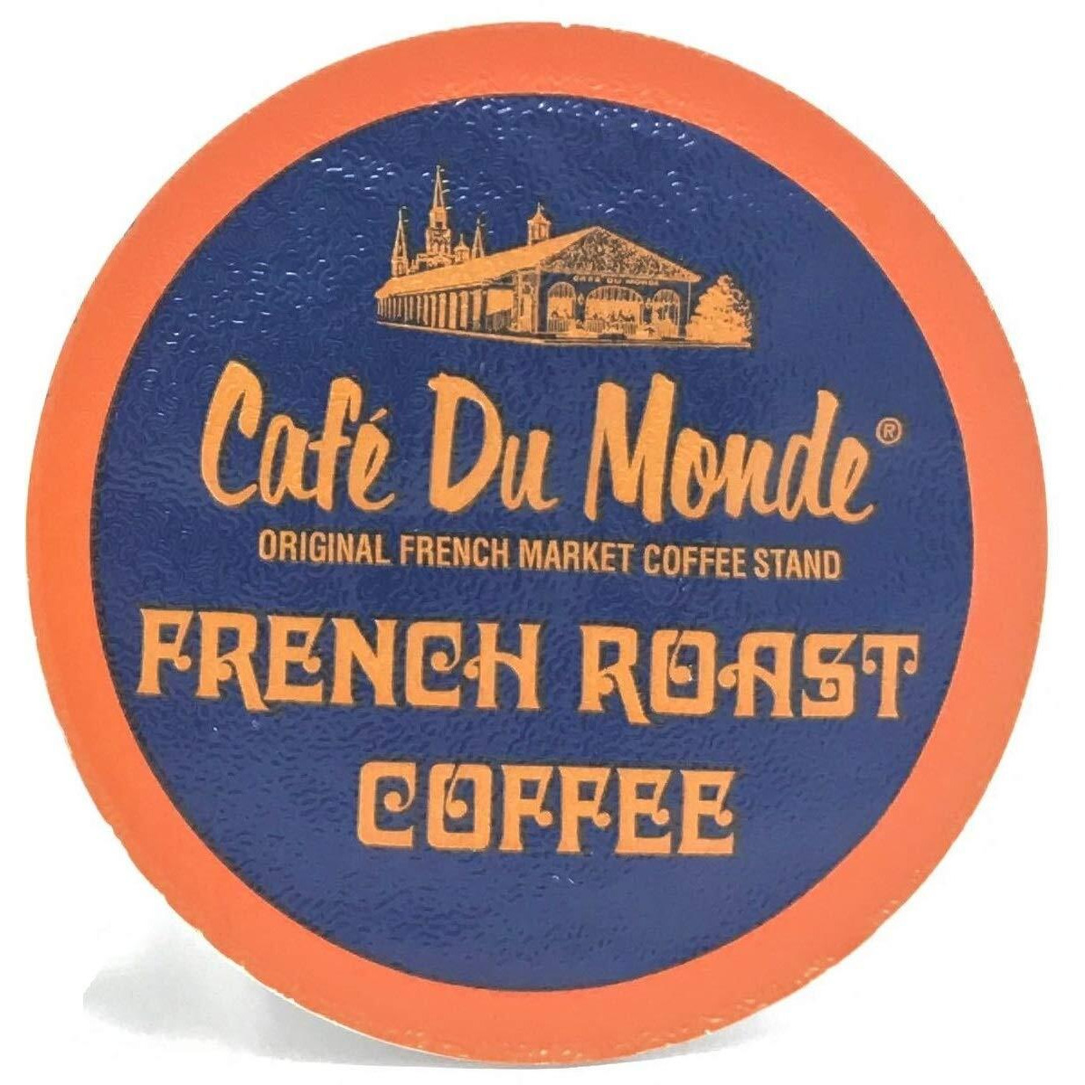 Cafe Du Monde Coffee French Roast Single-Serve Cup Pods, 12 Count