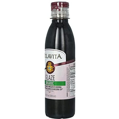 Colavita Balsamic Glaze - Organic, 8.5 Fl Oz (Pack Of 1) Squeeze Bottle, Imported From Italy