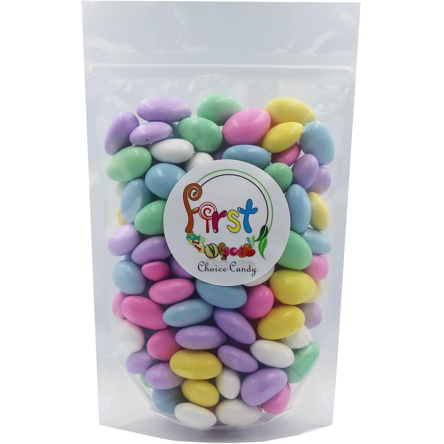 Firstchoicecandy Jordan Almonds (Assorted Pastel Colors, 2.5 Pound (Pack Of 1))