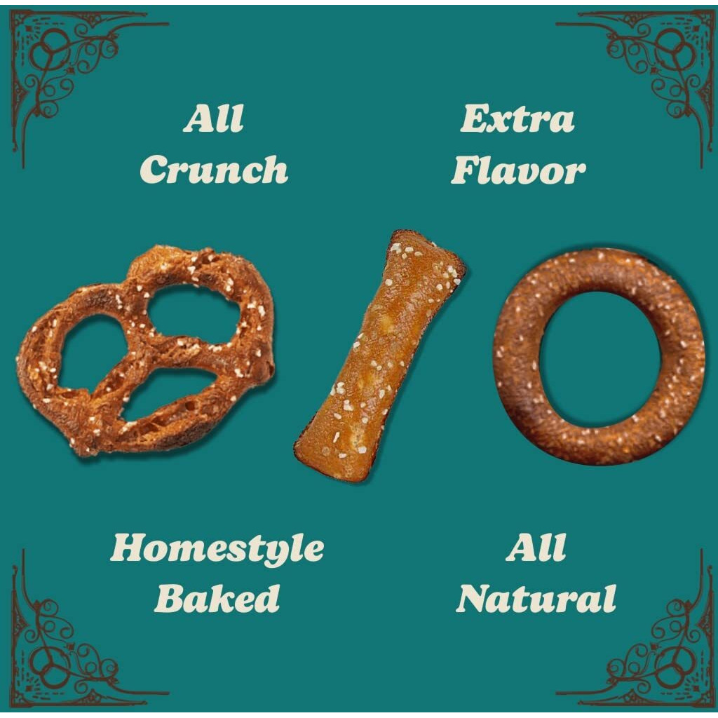 Unique Snacks Variety Pack With Original Splits Pretzels, Shells, And Sourdough Craft Beer Rings, Delicious Homestyle-Baked Snack Bags, Vegan, Ou Kosher, And Non-Gmo Food, Pack Of 3