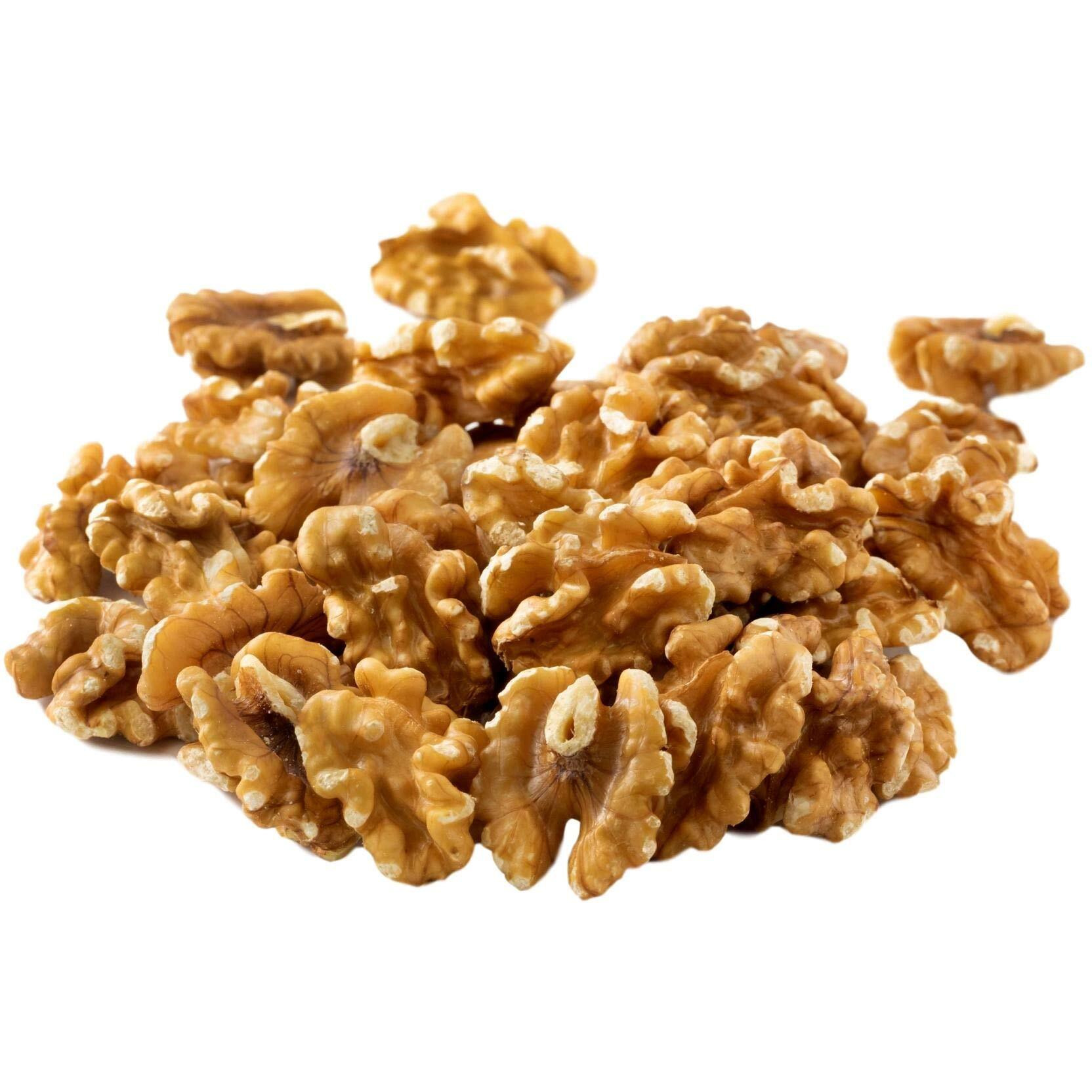 Nuts U.S. - California Walnuts | Shelled Halves And Pieces | Grown And Packed In California | Non-Gmo And Steam Pasteurized | Chandler Variety Raw Walnuts In Resealable Bags (3 Lbs)