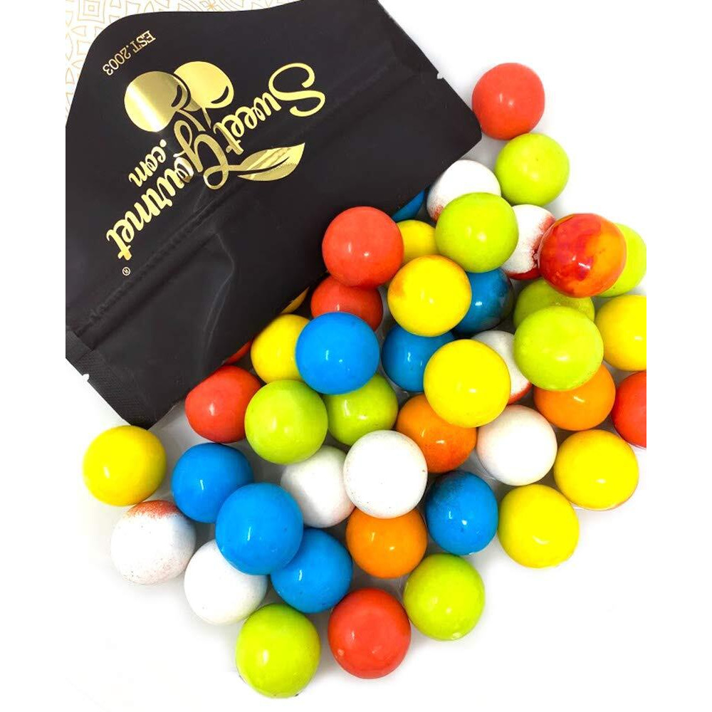 Sweetgourmet Lightning Bolts | Sour Filled Bubble Gum Balls | 2 Pounds