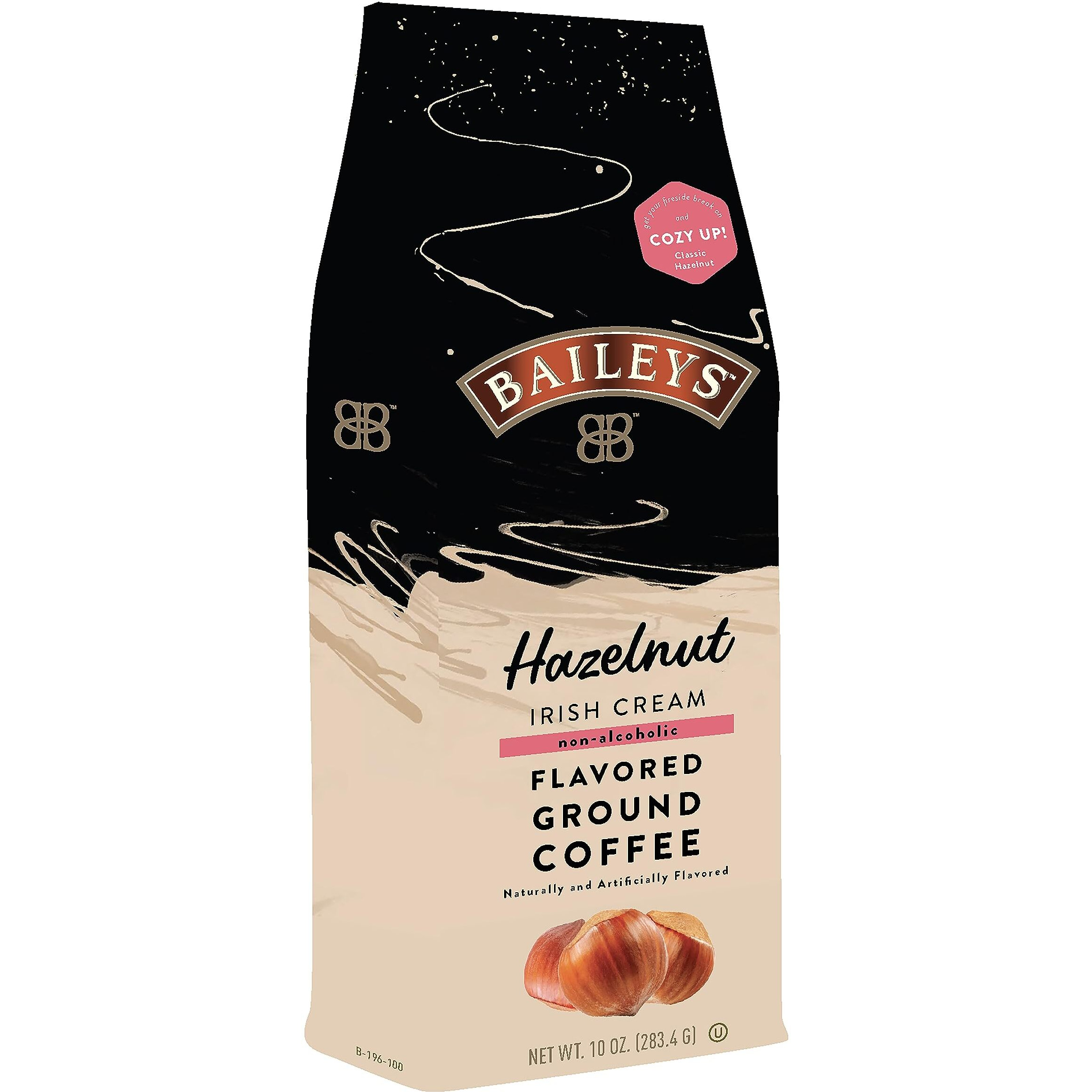 Ground Coffee, Medium Roast, Hazelnut Irish Cream Flavored 10Oz Bag
