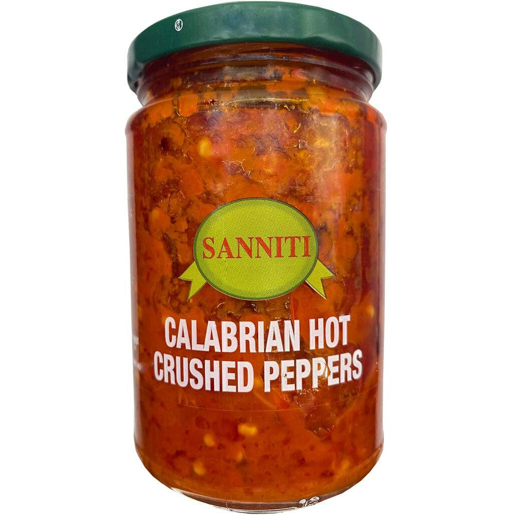 Sanniti Crushed Italian Calabrian Chili Peppers, 10 Ounce