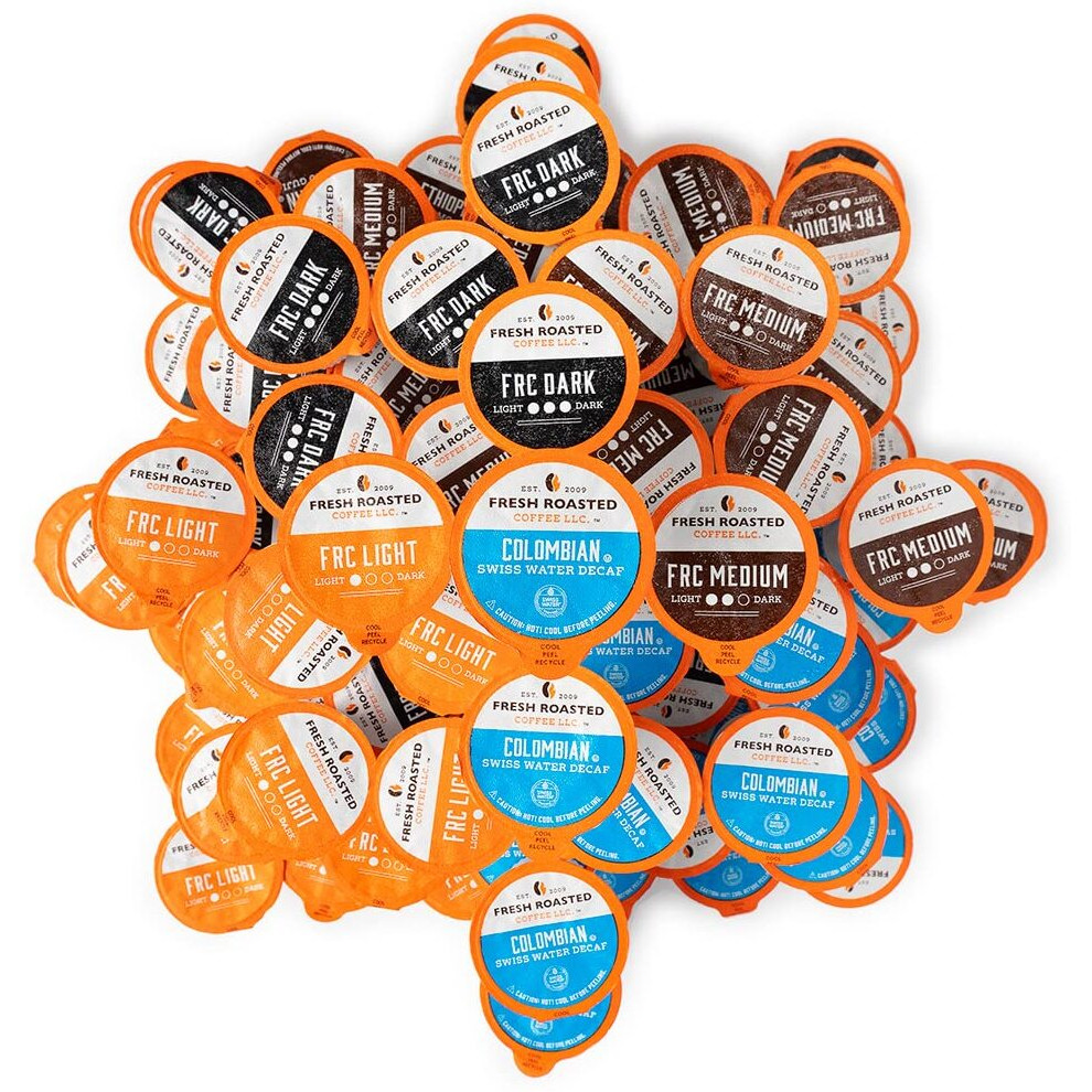 Fresh Roasted Coffee, Frc Classic Variety Pack, Kosher, K-Cup Compatible, 96 Pods