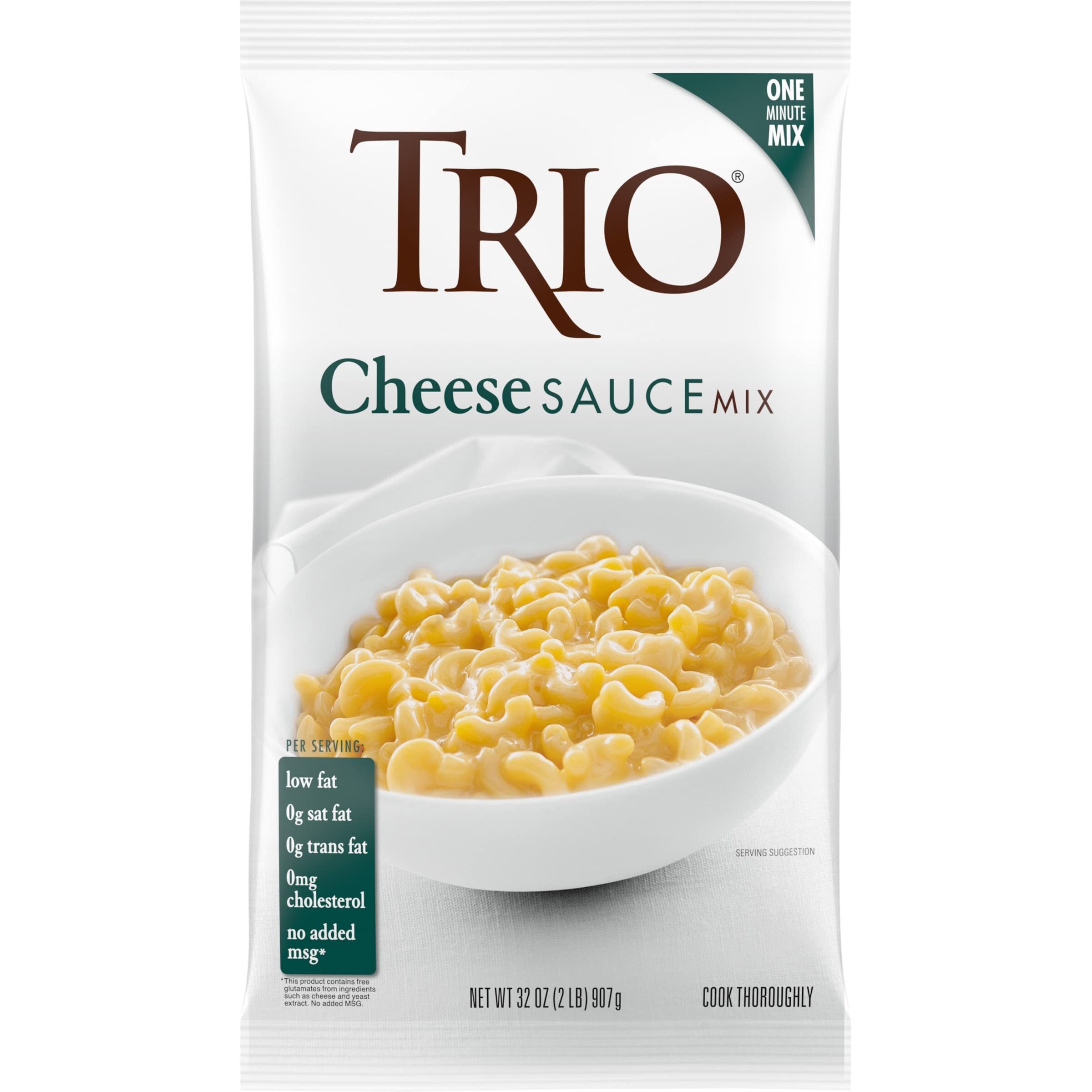 Trio Cheese Sauce Mix, Mac And Cheese, Pretzel Cheese Dip, Rich And Velvety, 32 Oz Bag