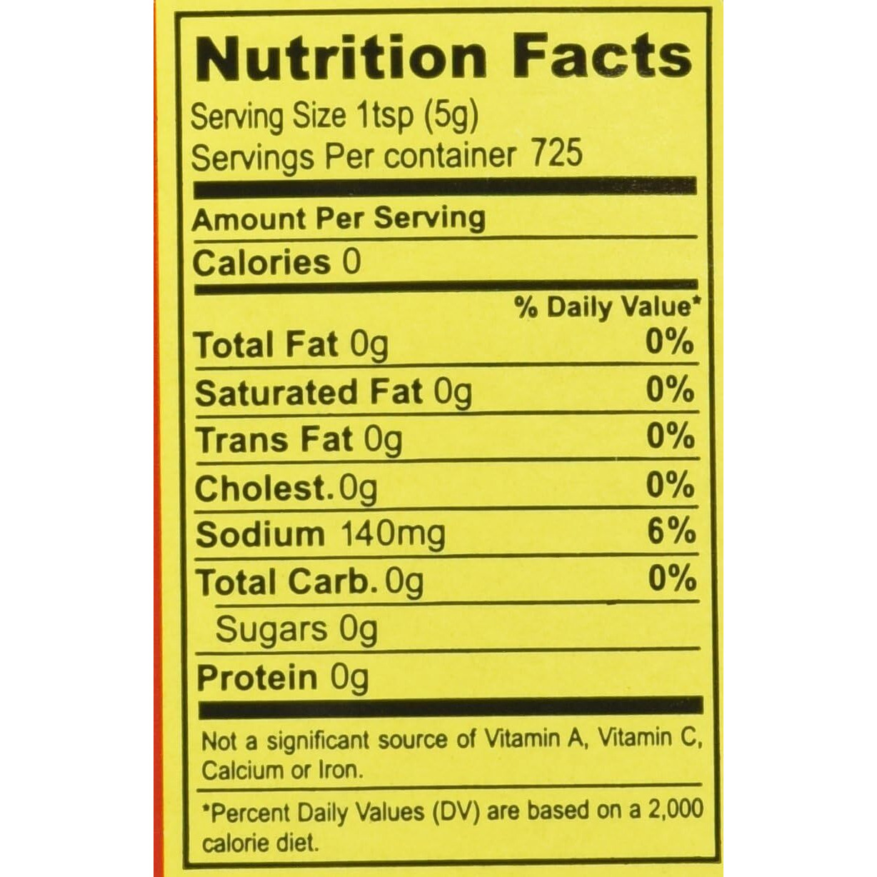 Cajun Chef Louisiana Hot Sauce 1 Gal By Cajun Chef