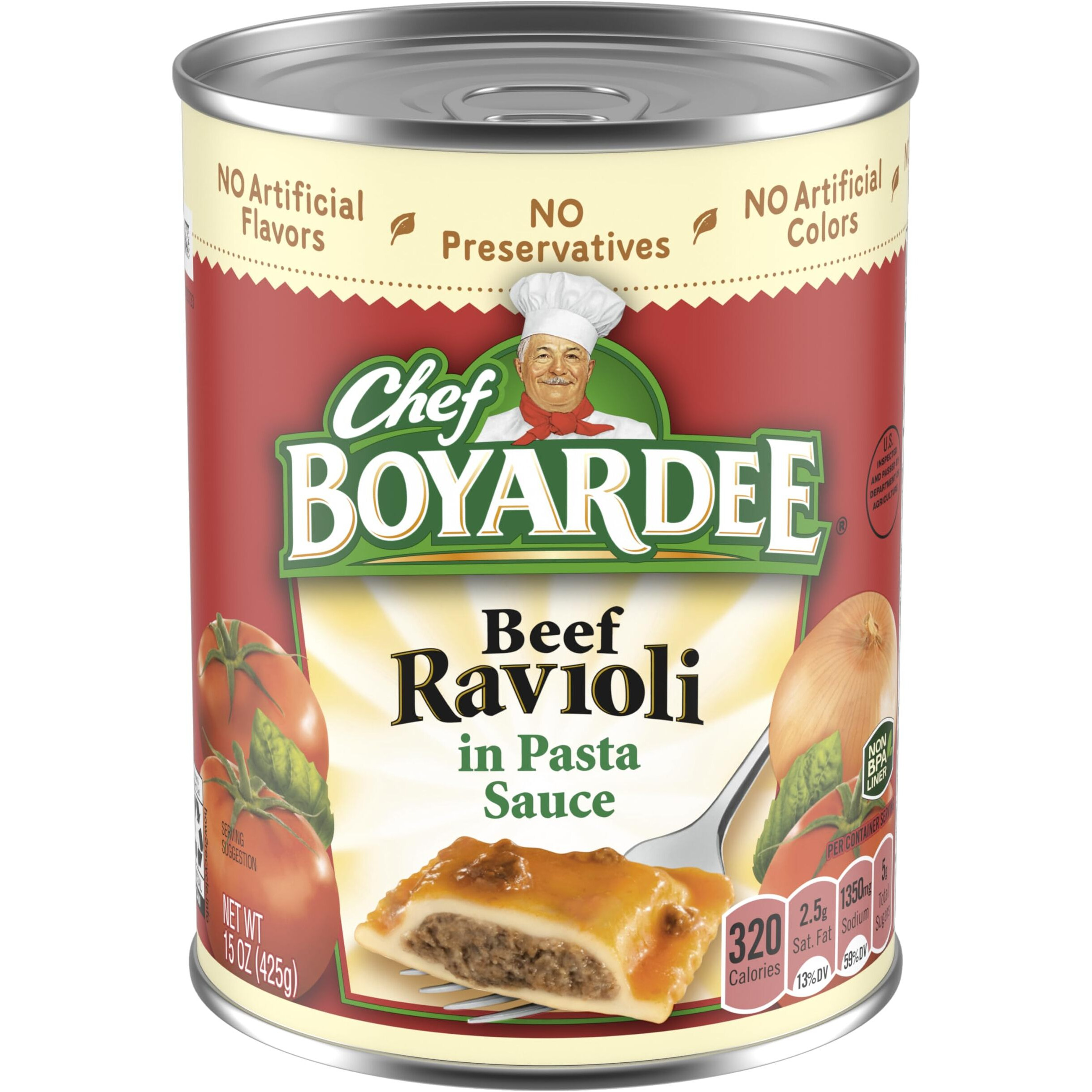 Chef Boyardee Beef Ravioli, 15 Oz, 24 Pack