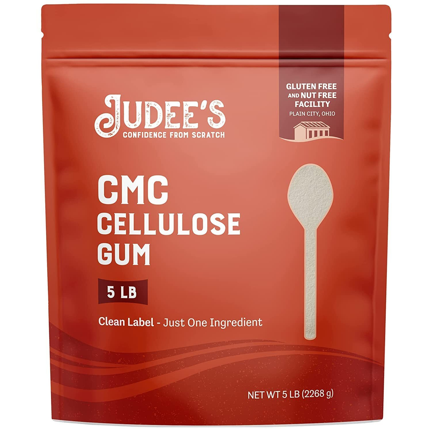 Judee's Premium Cmc Powder 5 Lb - Use In Fondant, Frostings, And Cake Decorations - Improves Gluten Free Dough - Prevents Ice Crystals In Frozen Foods