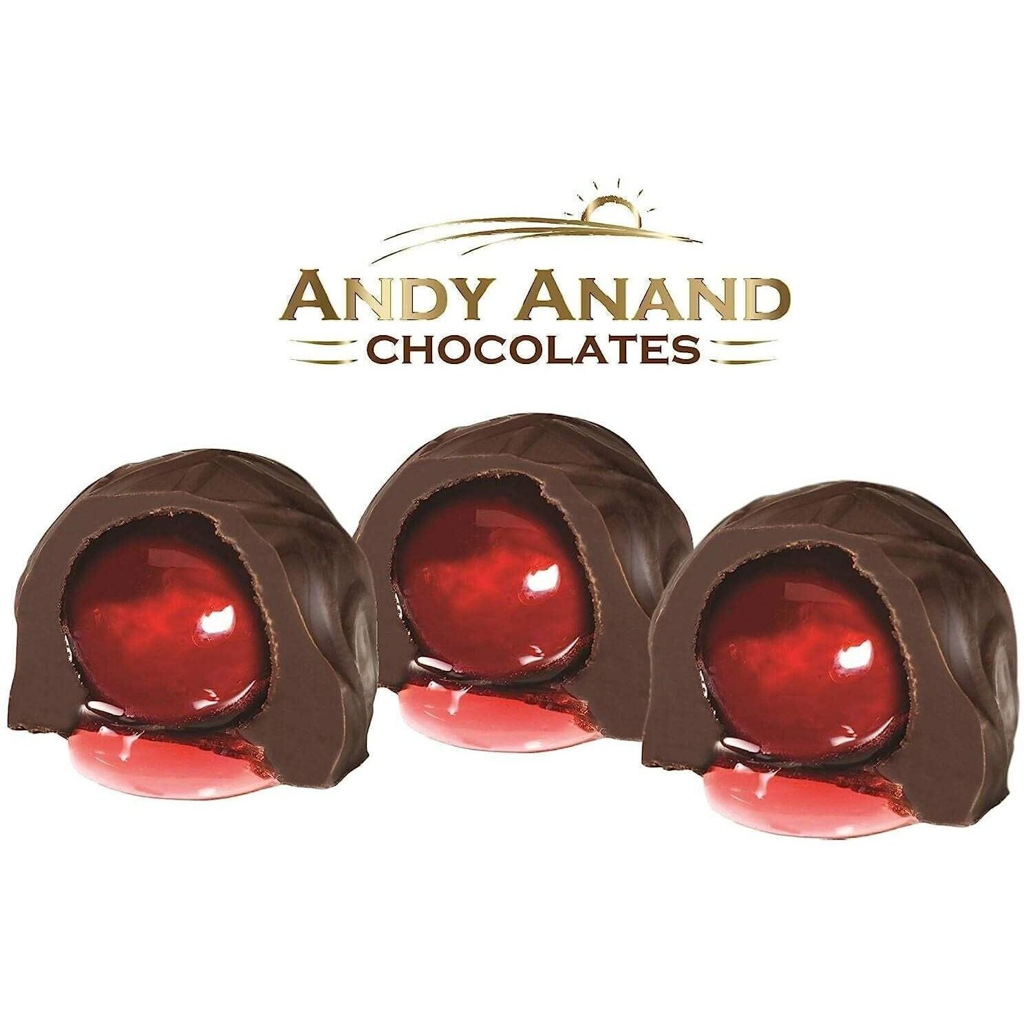 Andy Anand Gourmet Sugar Free Vegan Dark Chocolate Cherry Cordials | Exquisite Taste, You Won'T Believe It's Sugar Free | Elegant Gift Box (48 Pcs)