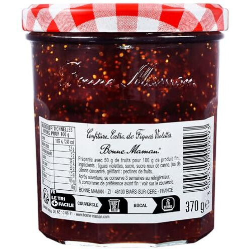 Bonne Maman Figues Violettes - French Purple Fig Jam - 13 Oz.