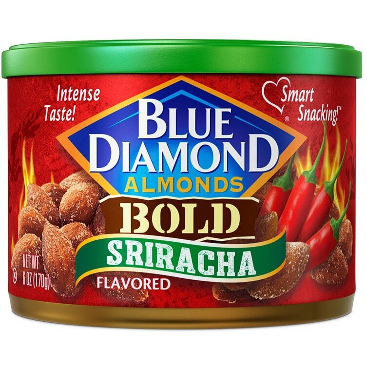 Blue Diamond Almonds, Bold Sriracha, 6 Ounce