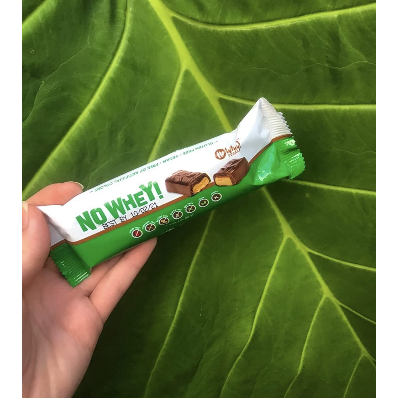 Vegan, Gluten Free, Nut Free | Chocolate Candy Nougat And Caramel Bars (4 Pack) | Dairy Free, Soy Free, Sesame Free | Allergy Friendly Snacks | No Whey Foods