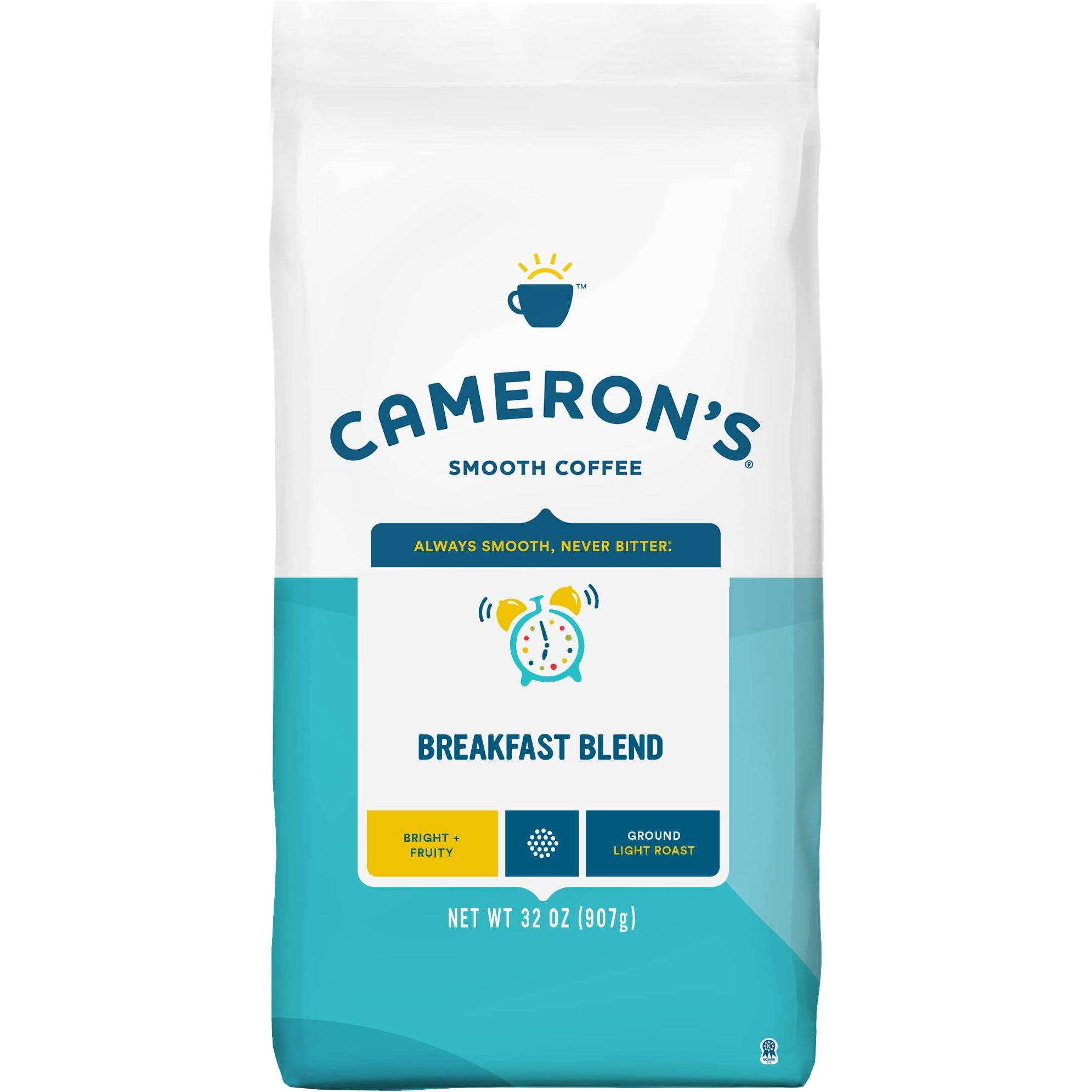 Cameron's Coffee Roasted Ground Coffee Bag, Breakfast Blend, 32 Ounce, (Pack Of 1)