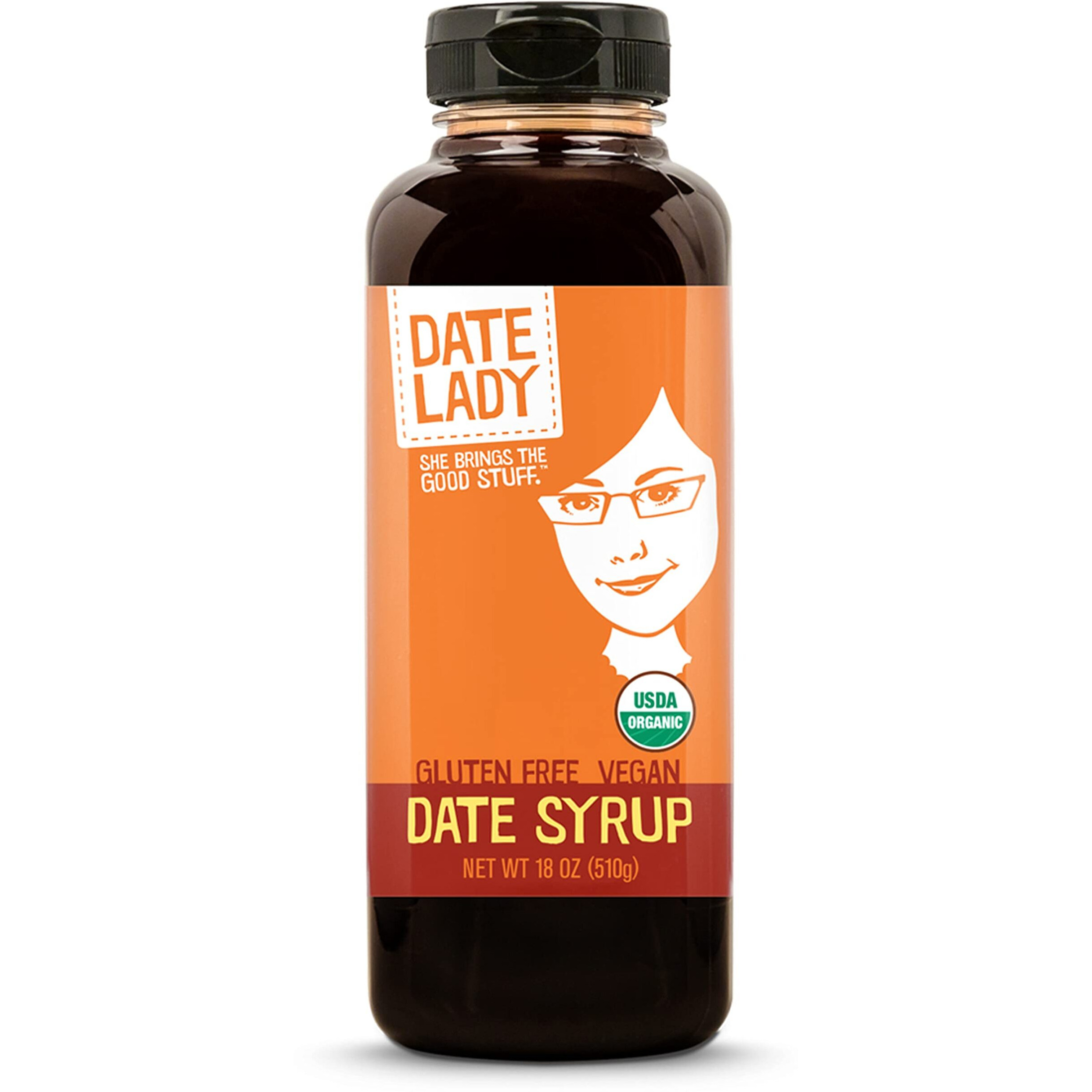 Award Winning Organic Date Syrup 18 Oz Squeeze Bottle | Vegan, Paleo, Gluten-Free & Kosher | Sugar Substitute | More Nutrition Than Maple Syrup Or Honey