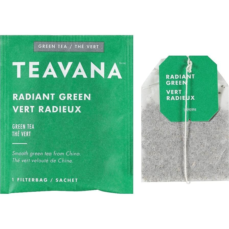 Teavana Sbk13089 Radiant Green Tea Bags, 24/Box