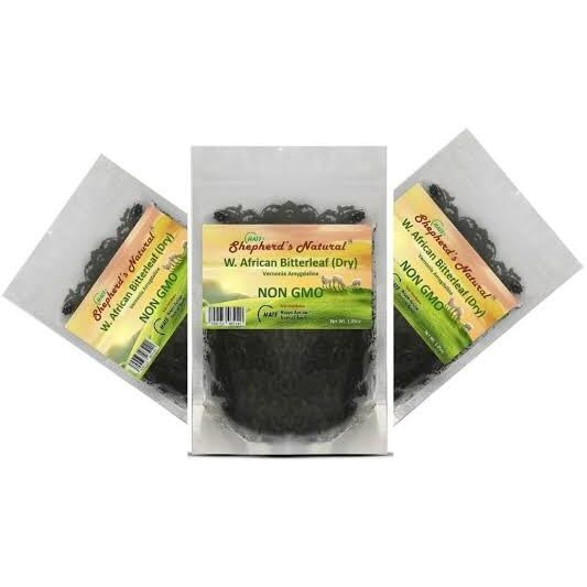 Bitter Leaf (Dry) By Hatf's Shepherd's Natural. Non Gmo. Sand Free 4.5 Oz / 128G (3 X1.5 Oz Bags)