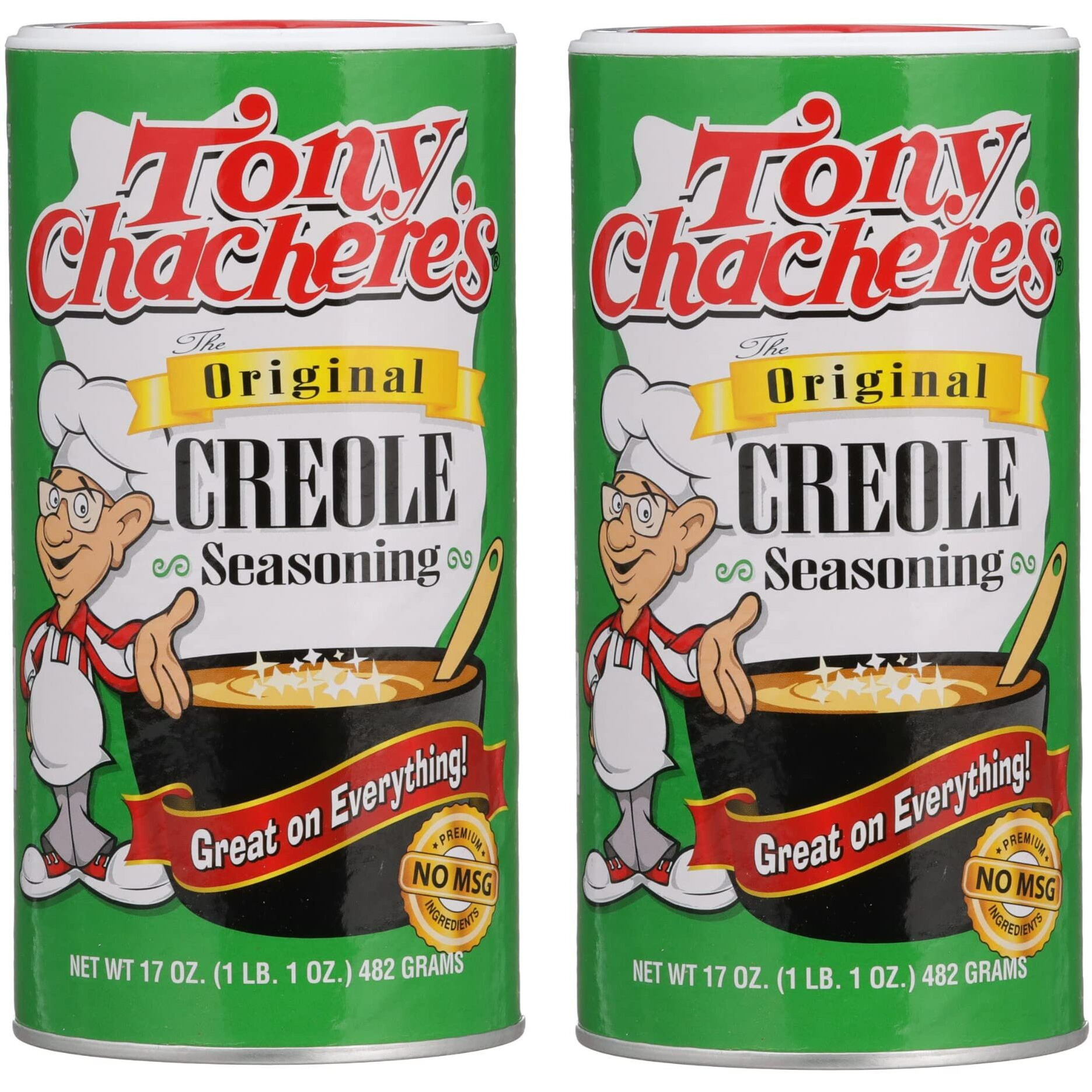 Tony Chachere's Original Creole Seasoning, 2 Pack - Adds Flavor To Any Meal