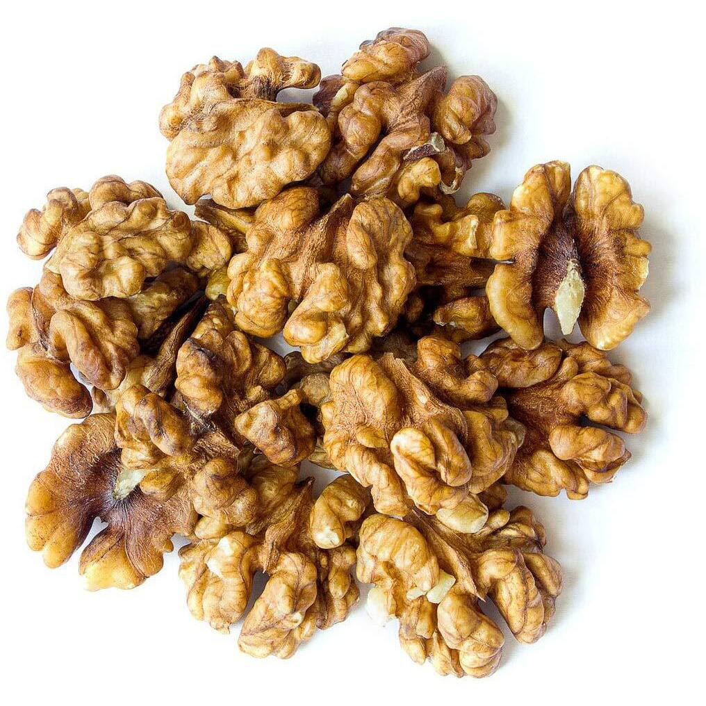 Organic California Walnuts Halves & Pieces, 2.5 Pounds - Non-Gmo, Raw, Unsalted, Shelled, Vegan, Kosher, Sirtfood, Bulk Snack. High In Omega-3 Fatty Acids, Protein. Great For Baking, And As A Topping.