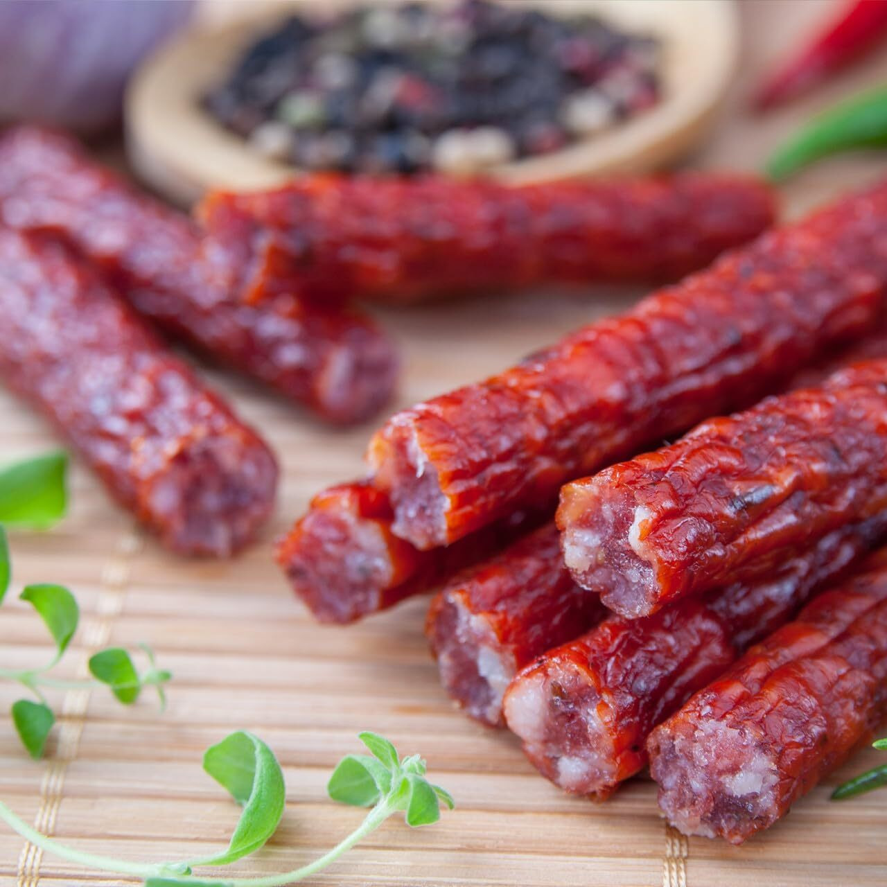 Hi Mountain Seasonings | Snack Stick Seasoning Kit | Pepperoni Blend | Includes Seasoning, Cure, Casings, & Directions | Seasons Up To 20Lbs Of Meat | Beef, Pork, Venison, Deer, & Wild Game